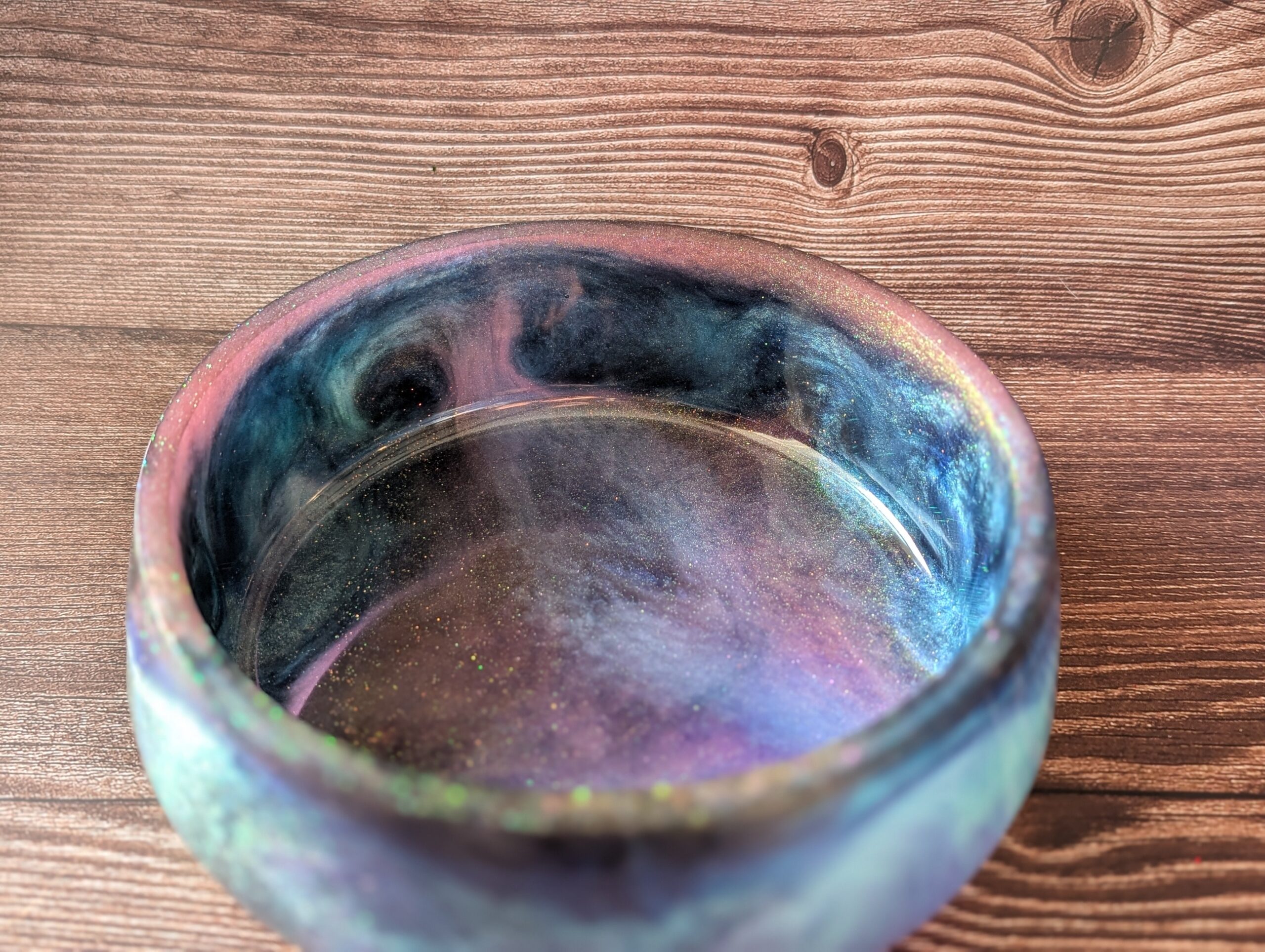 Aurora Borealis Resin Bowl - Image 4