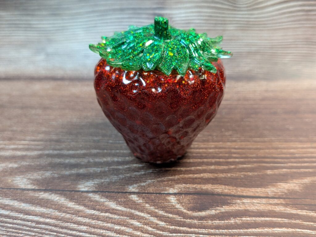 Strawberry Trinket Jar – Glitter Bomb