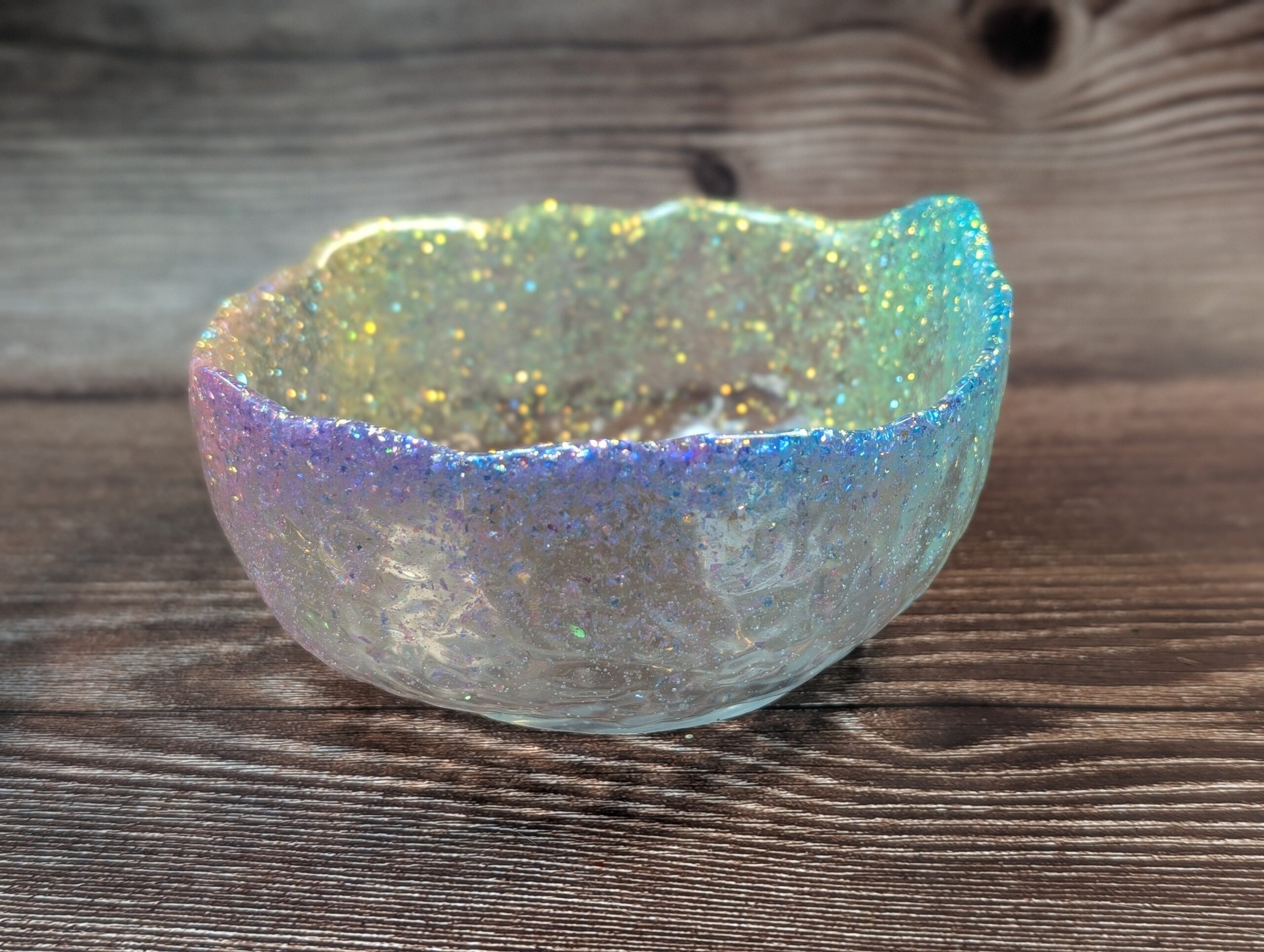 Opal Shimmer Resin Bowl