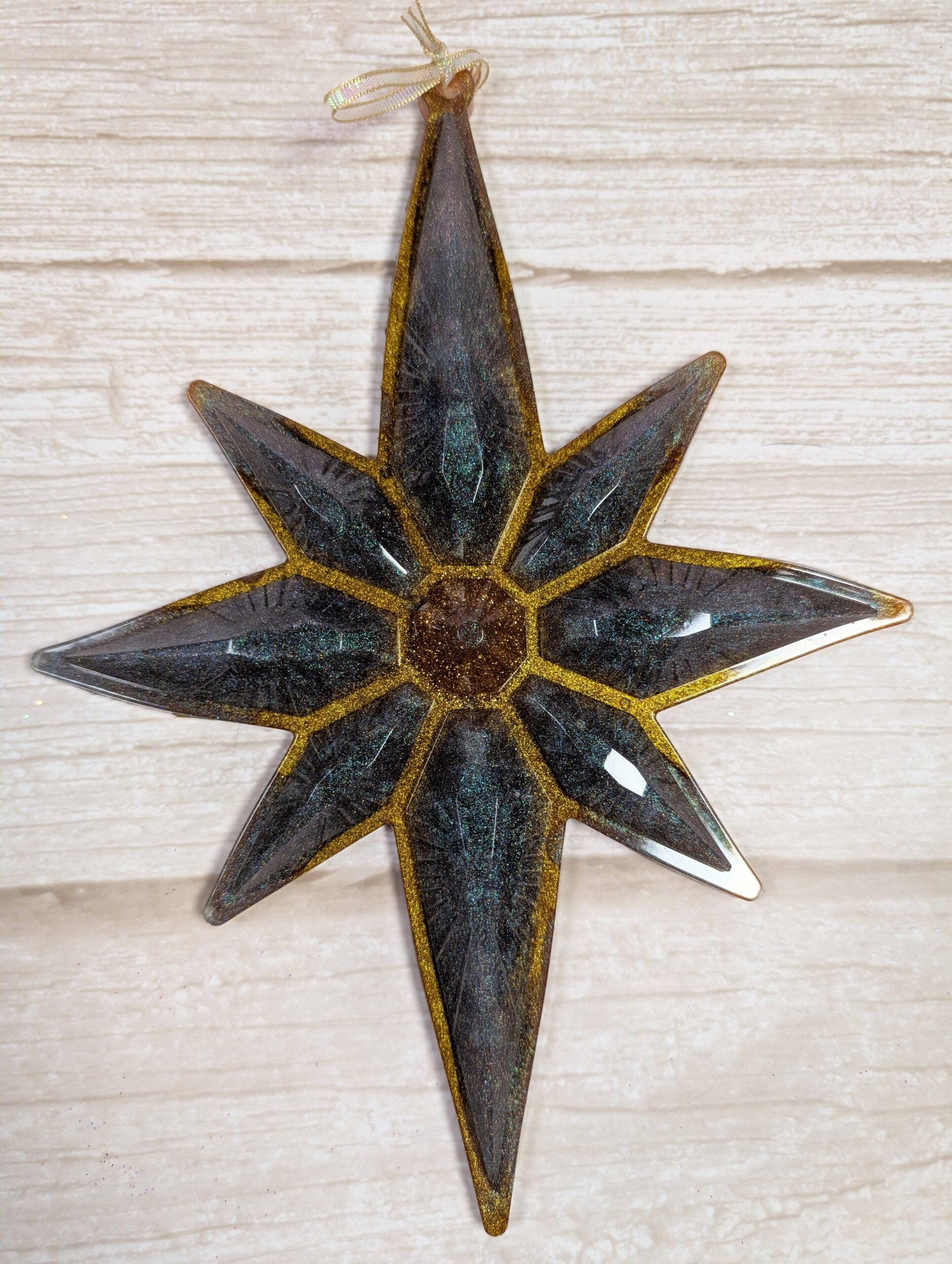 Handmade Chameleon Star Ornament – Celtic Relic