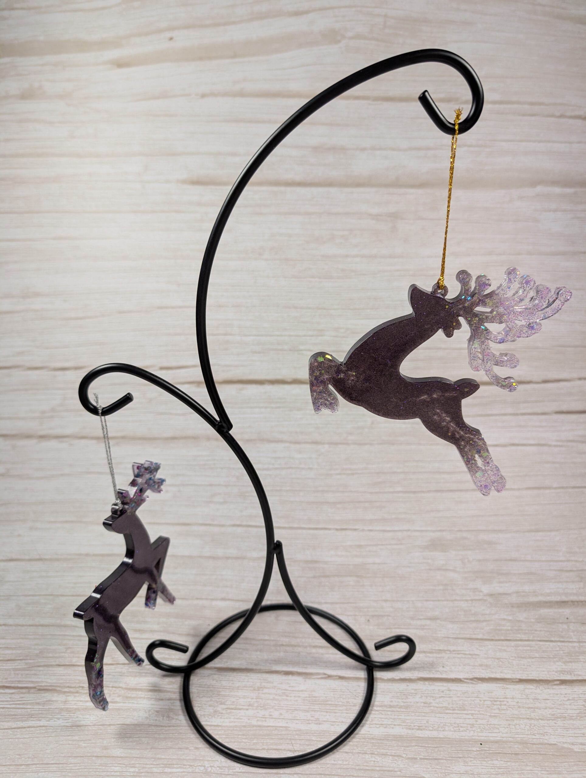 Handmade Resin Reindeer Christmas Ornaments - Image 16