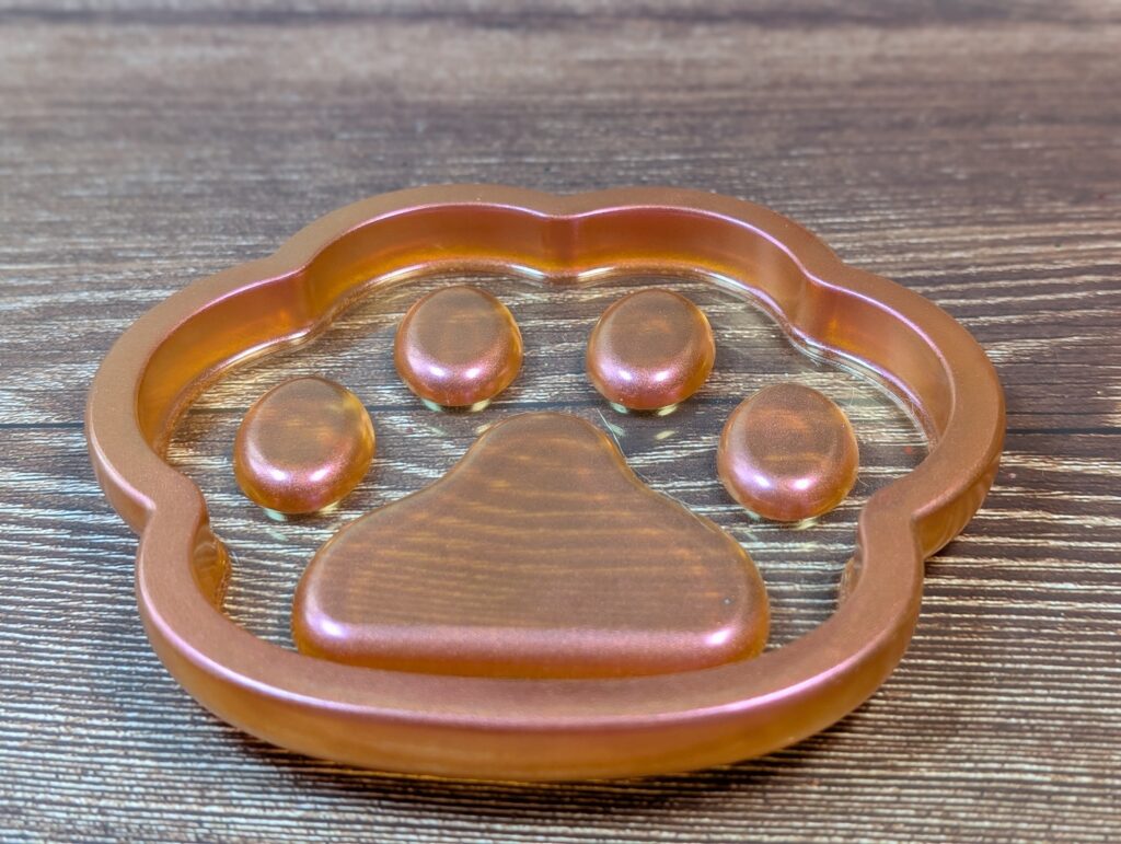 Paw Dish Rose Gold Sunset