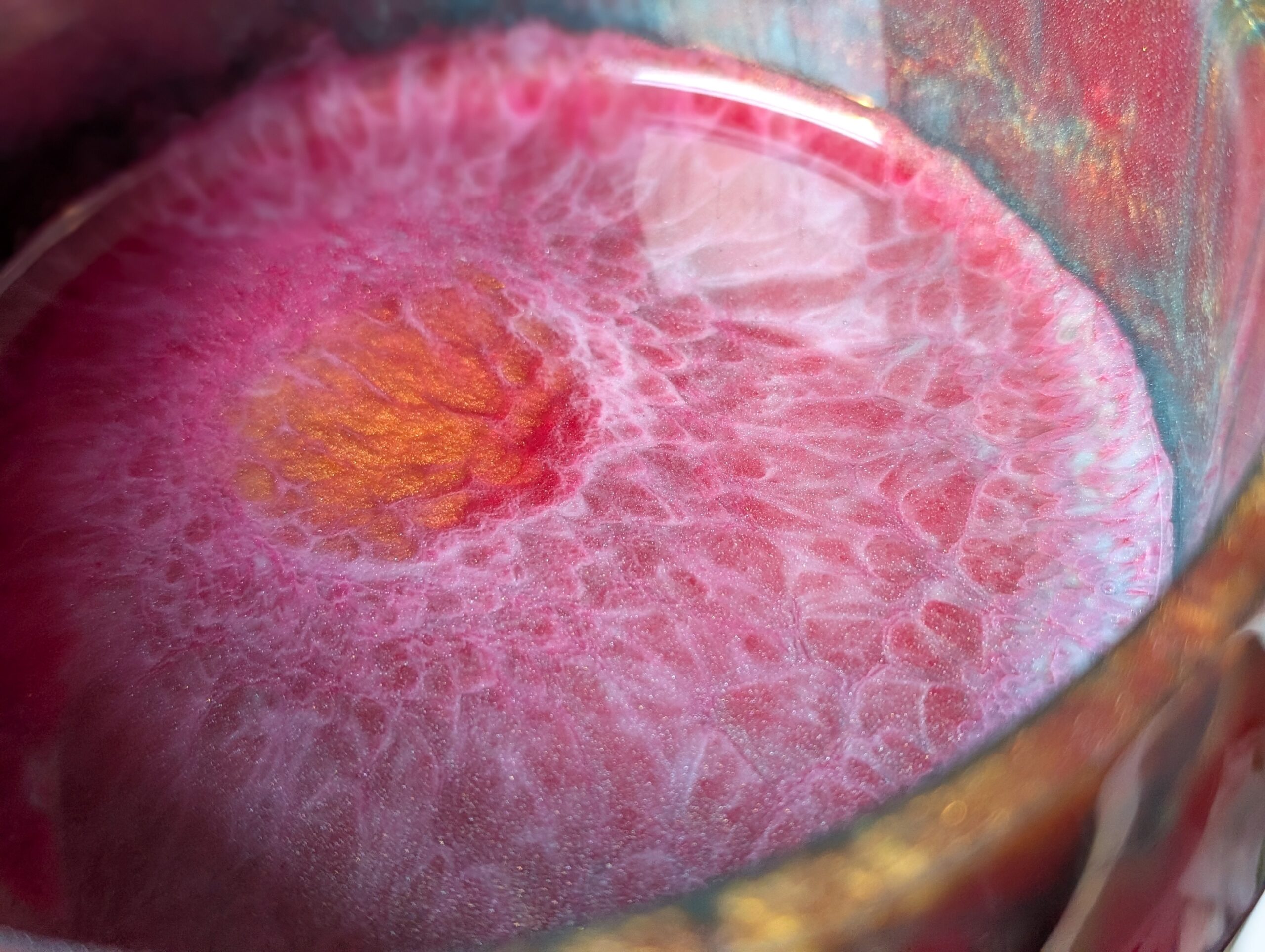Dragonfruit Bloom Resin Bowl - Image 6