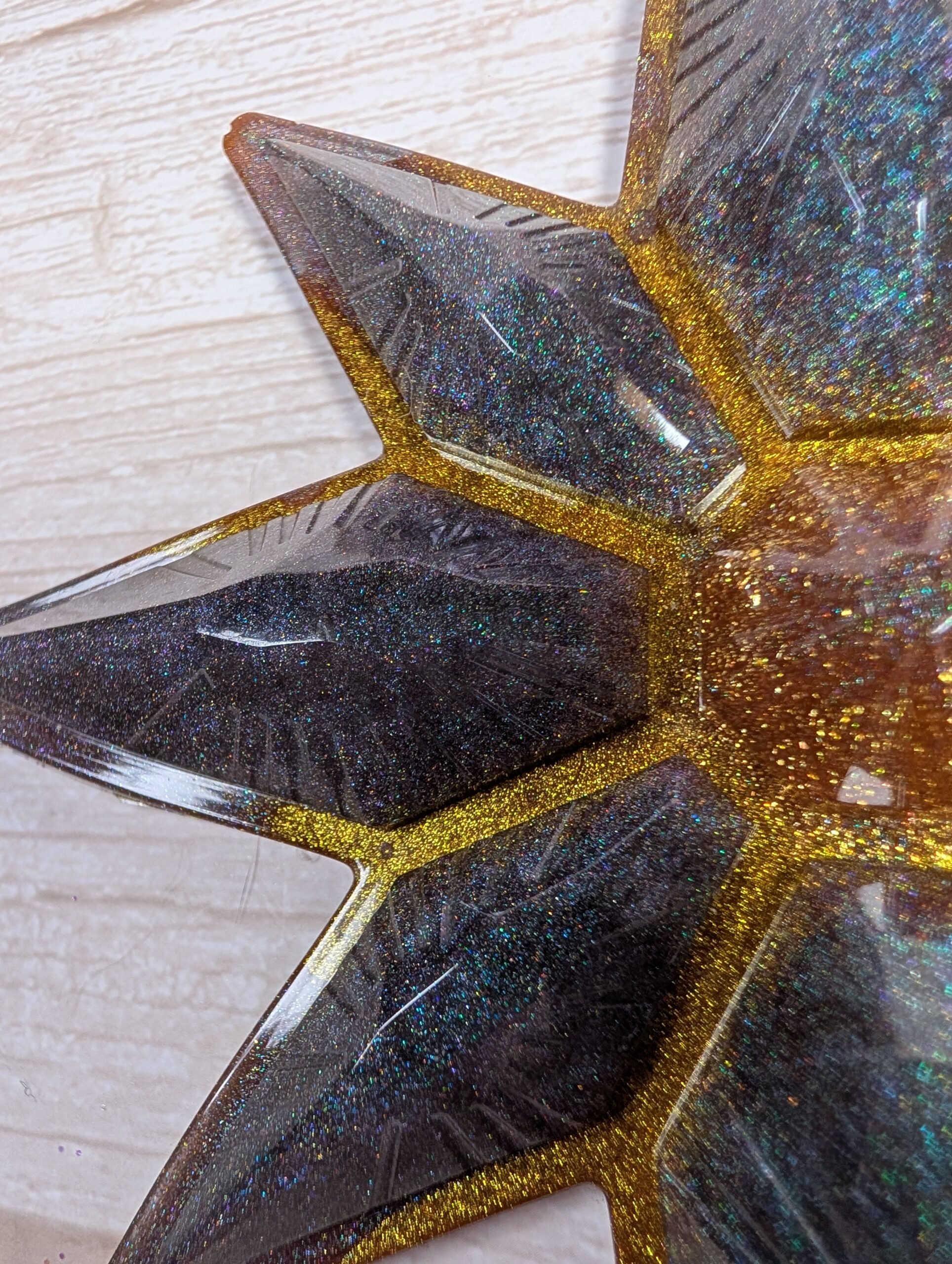 Handmade Chameleon Star Ornament – Celtic Relic - Image 3