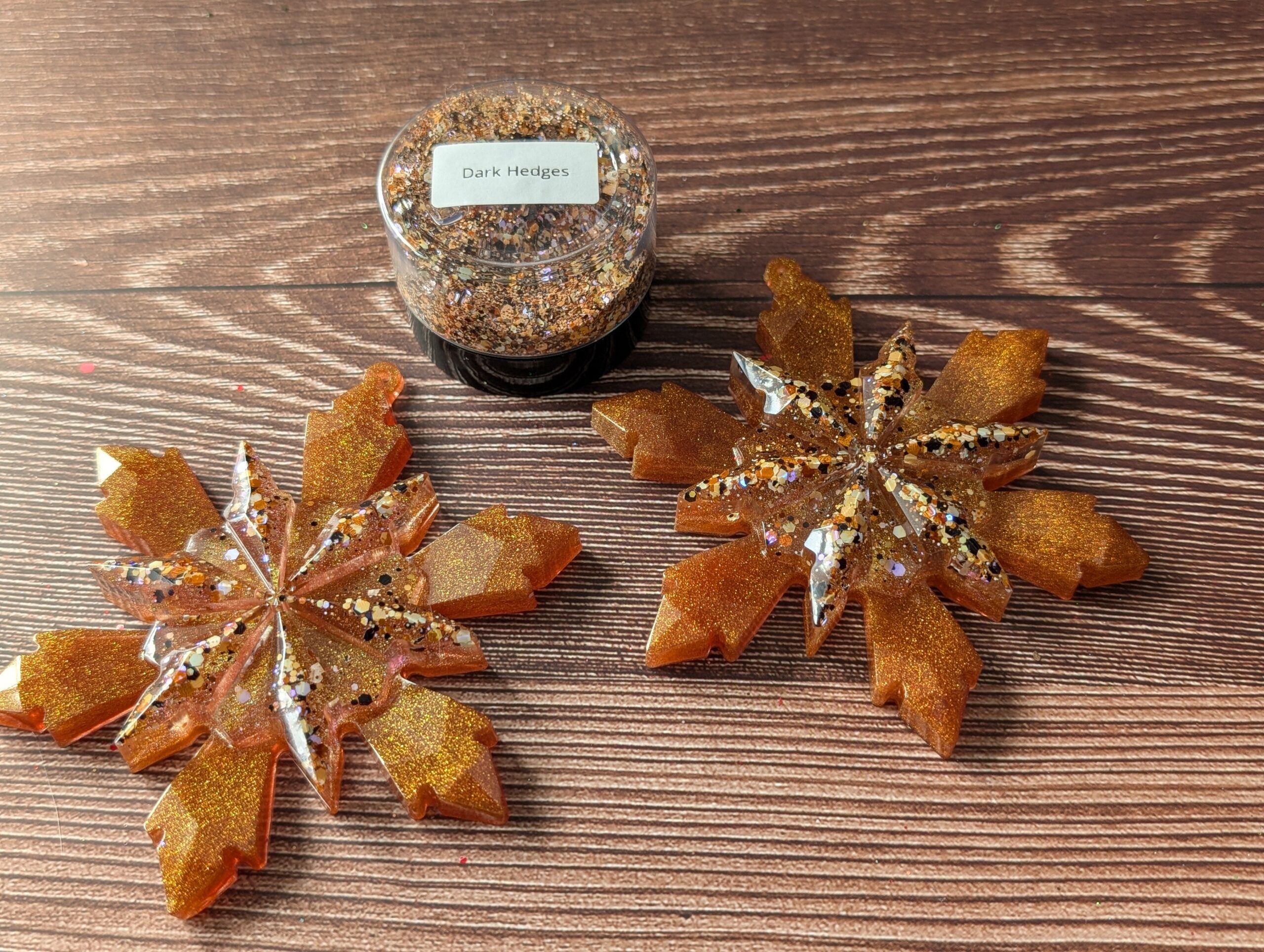 Handmade Resin Snowflake Ornament - Dark Hedges - Image 10