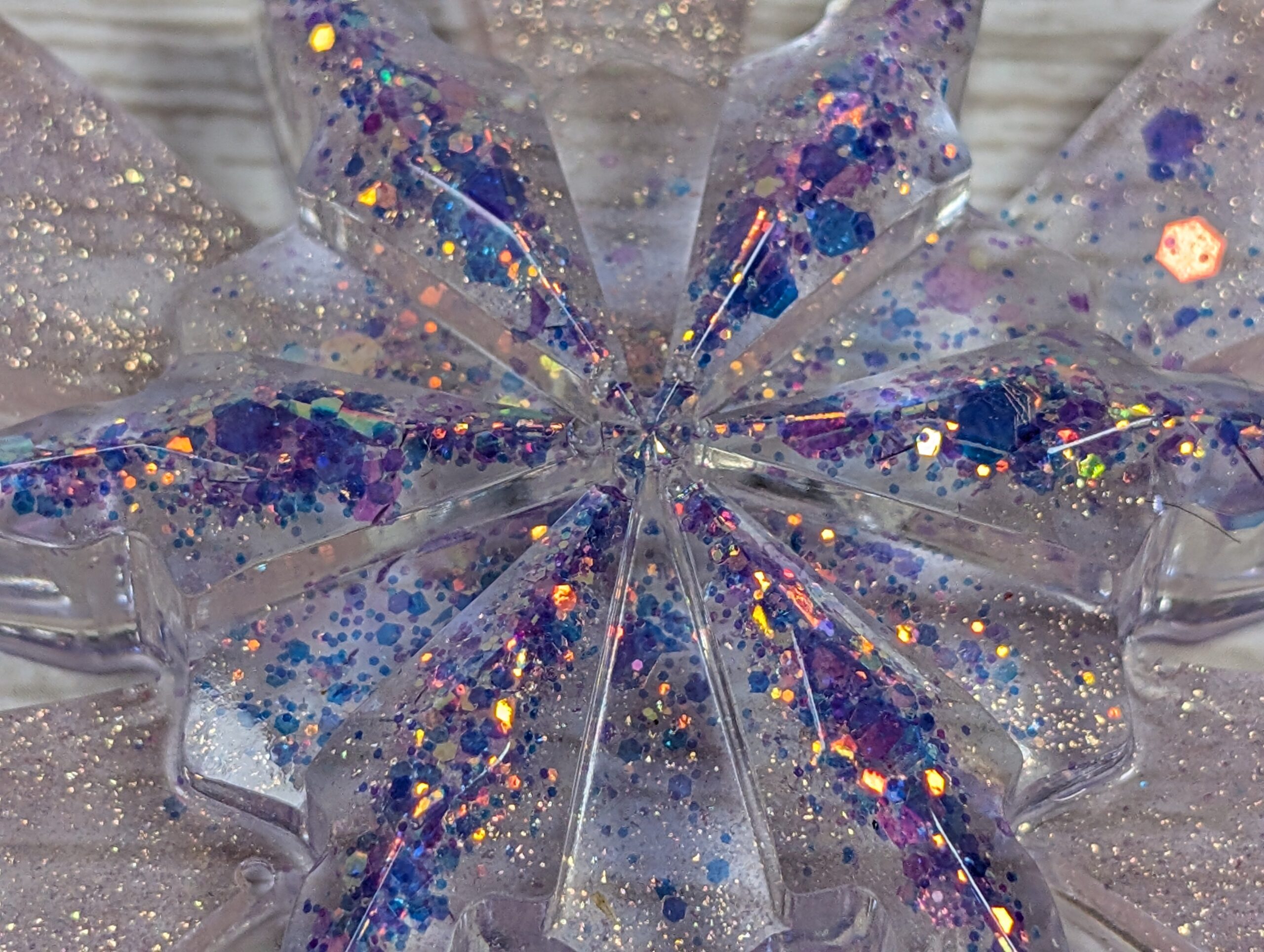 Handmade Resin Snowflake Ornament - Fairy - Image 4