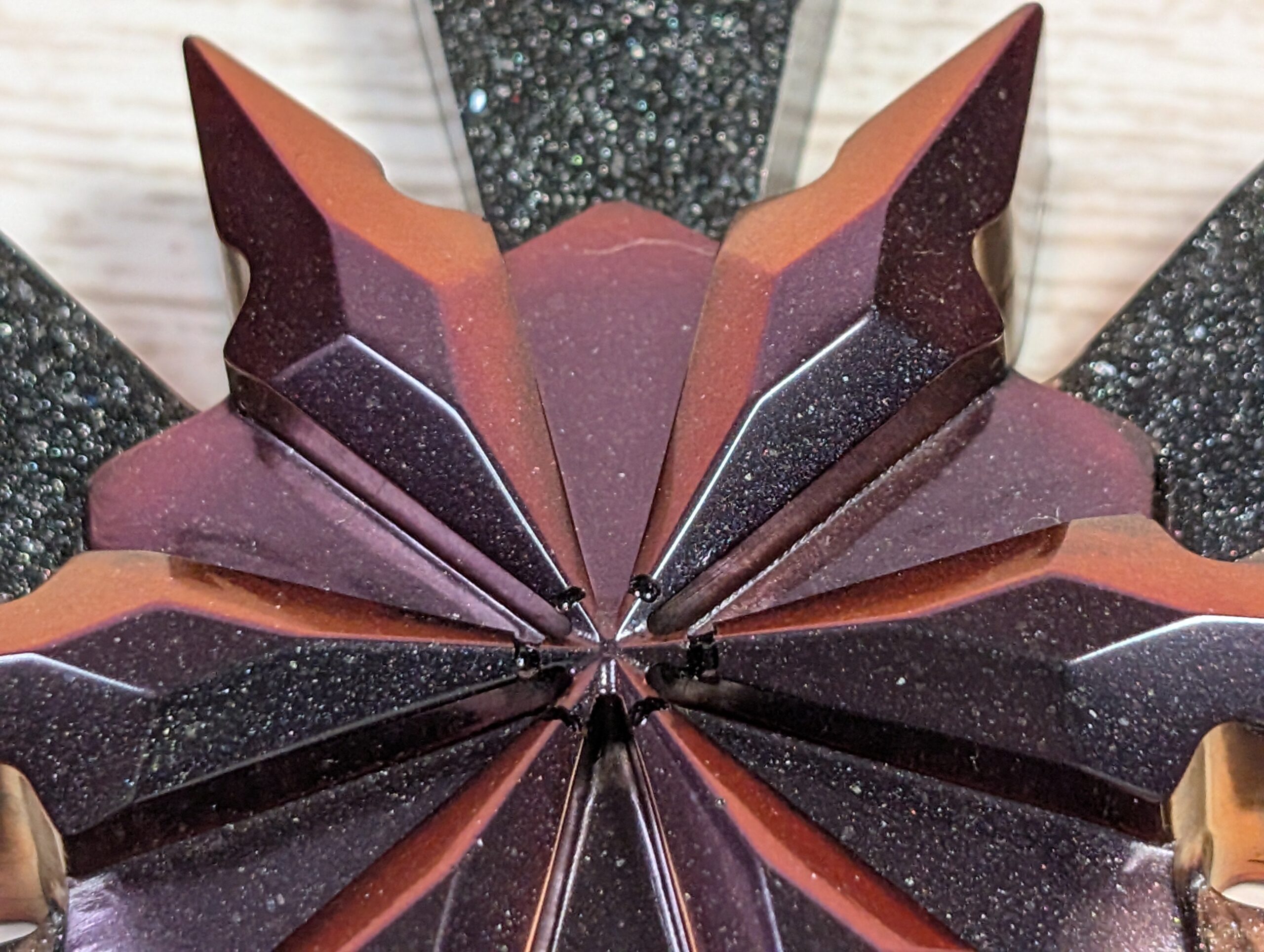 Handmade Resin Snowflake Ornament - Gothic - Image 4