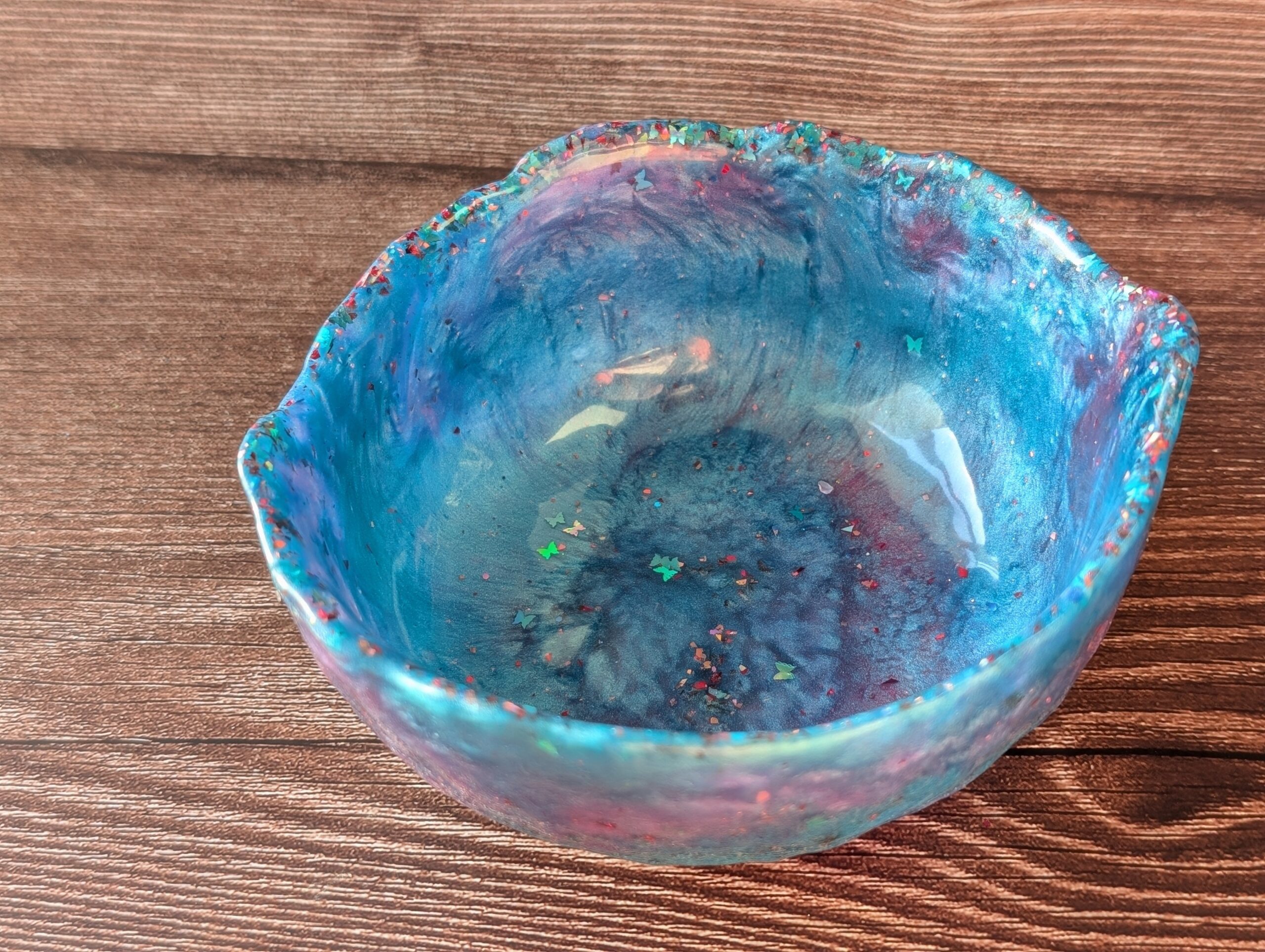 Cosmic Butterfly Resin Bowl - Image 6