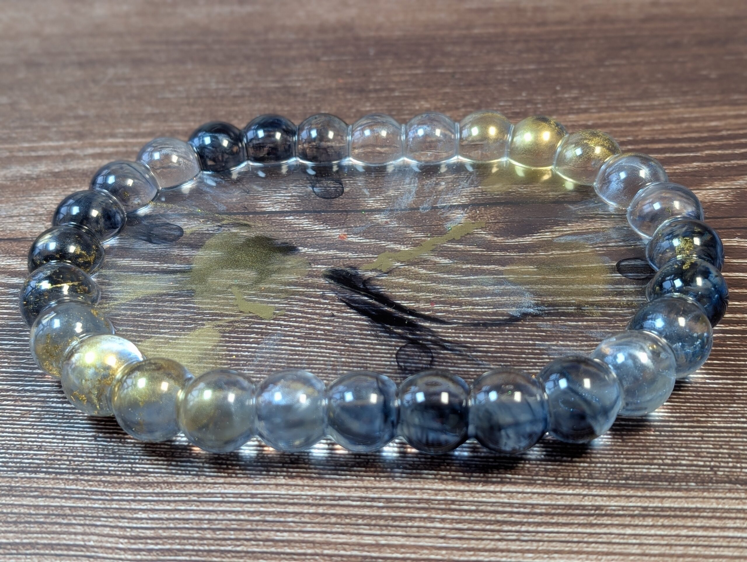 Oval Bubble Tray in Stormlight Gold - Image 10