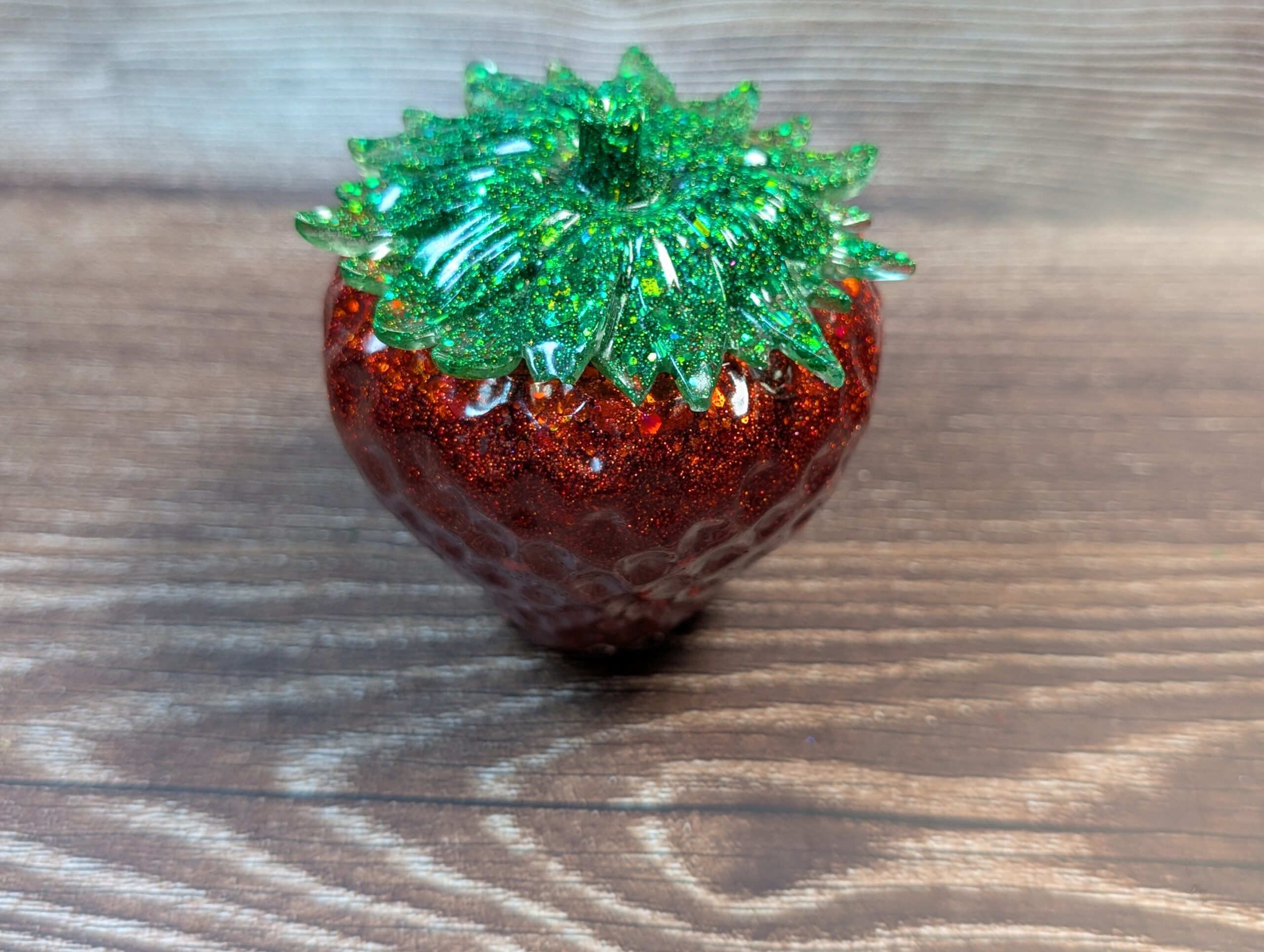 Strawberry Trinket Jar – Glitter Bomb - Image 7