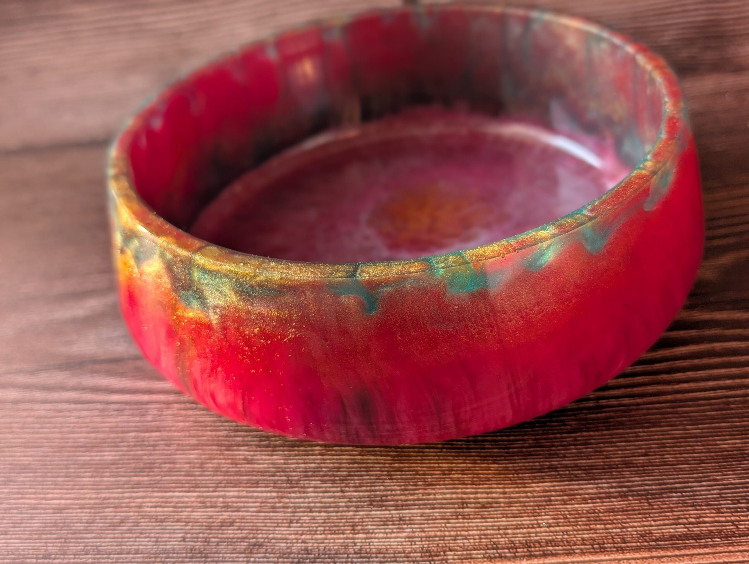 Dragonfruit Bloom Resin Bowl - Image 5