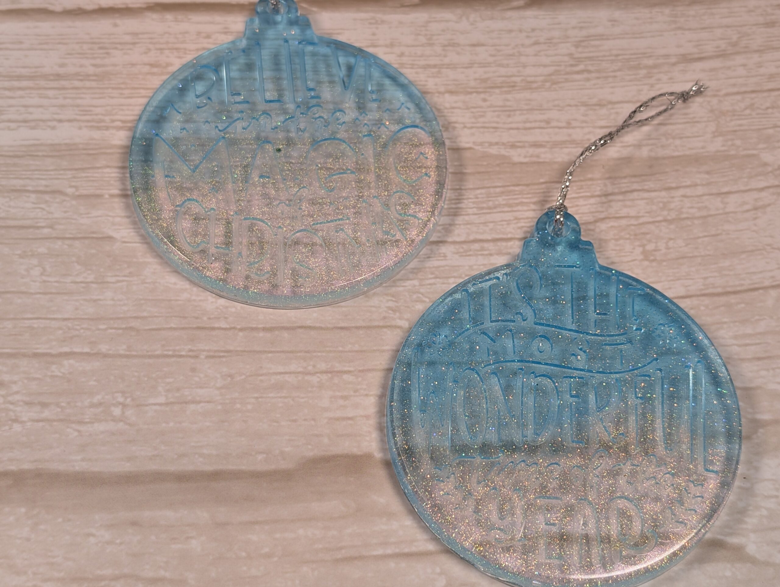 Handmade Resin Bauble Ornaments - Image 9