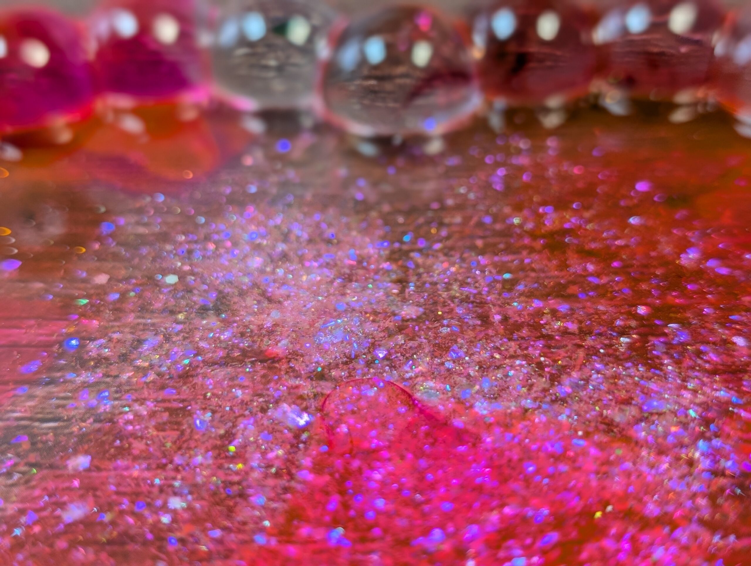Handmade Resin Tray Hot Pink - Image 4