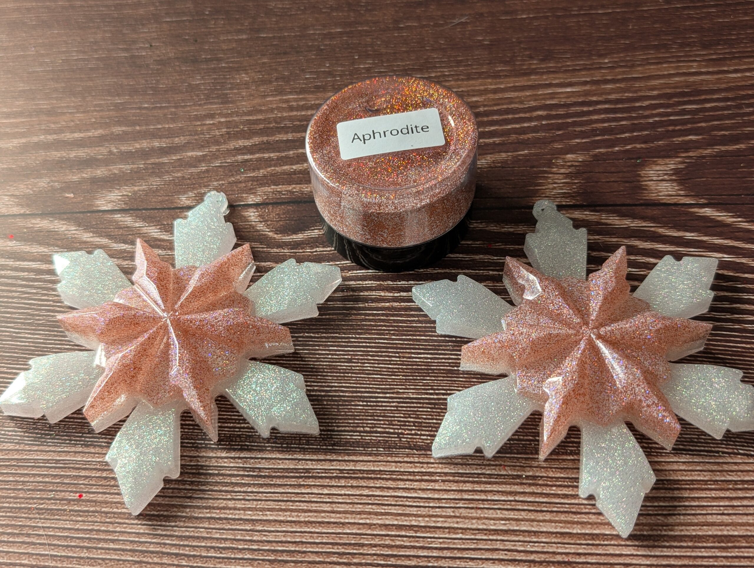 Handmade Resin Snowflake Ornament - Aphrodite - Image 6