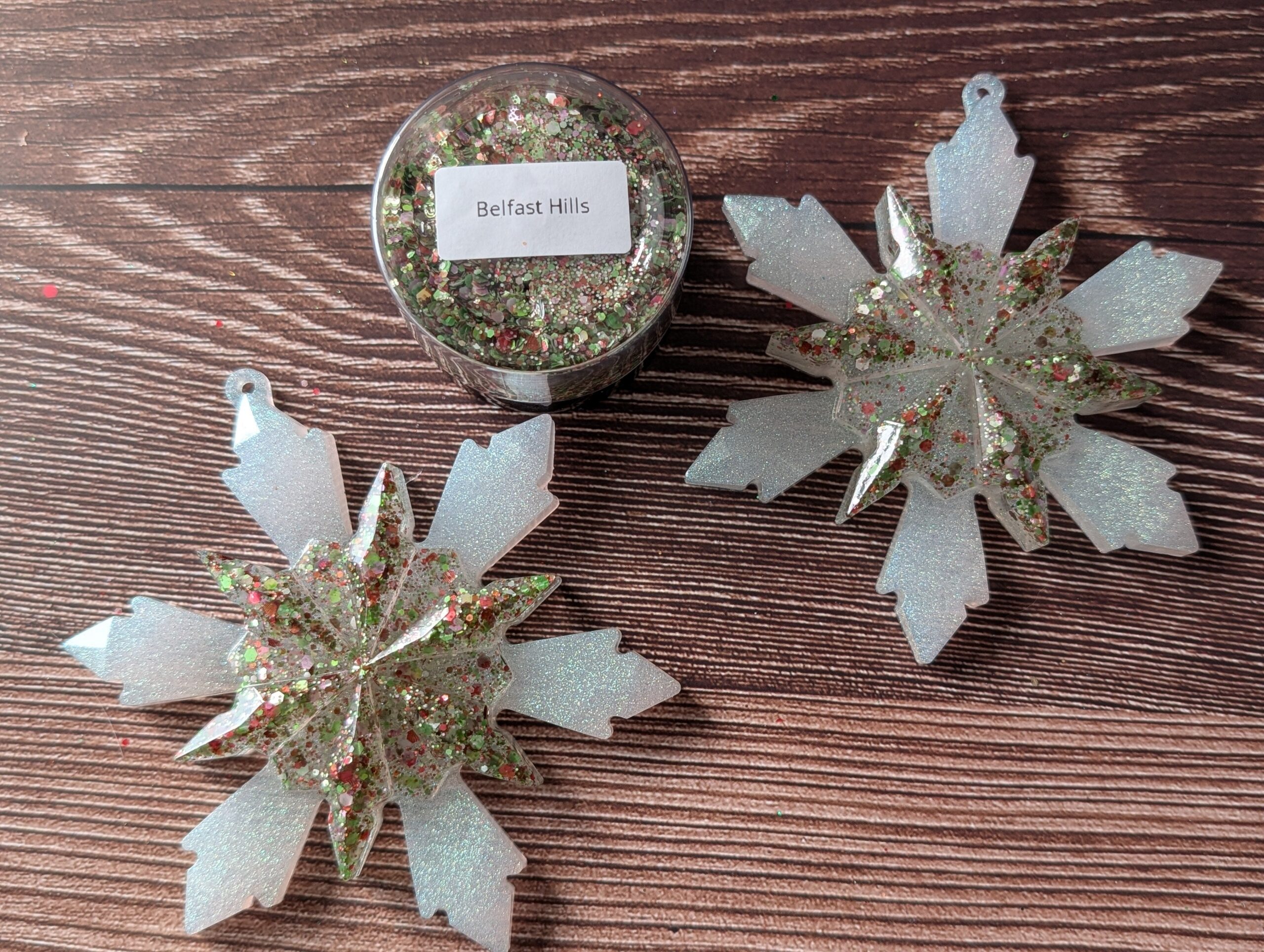 Handmade Resin Snowflake Ornament - Belfast Hills - Image 6