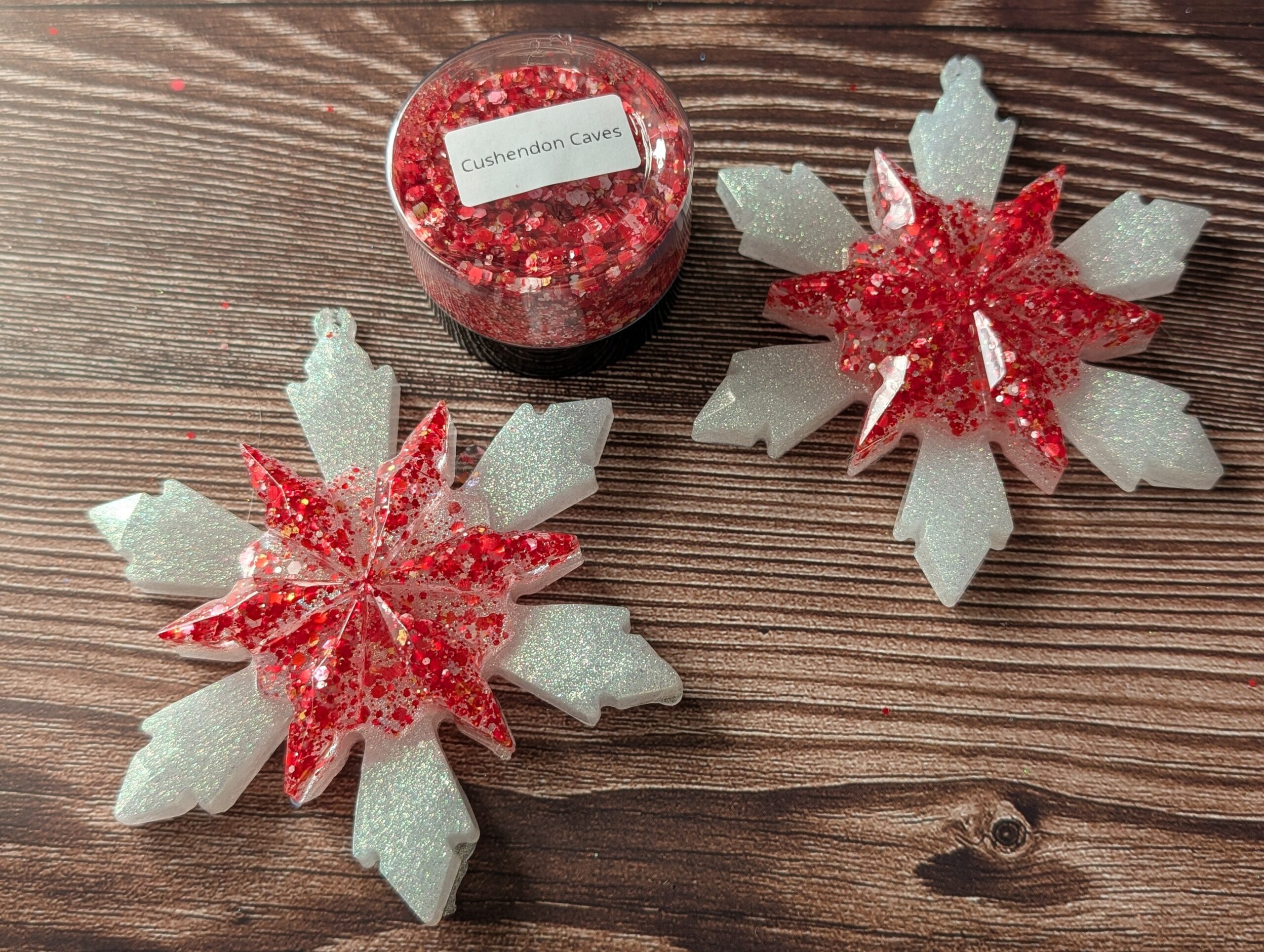 Handmade Resin Snowflake Ornament - Cushendun Caves - Image 4