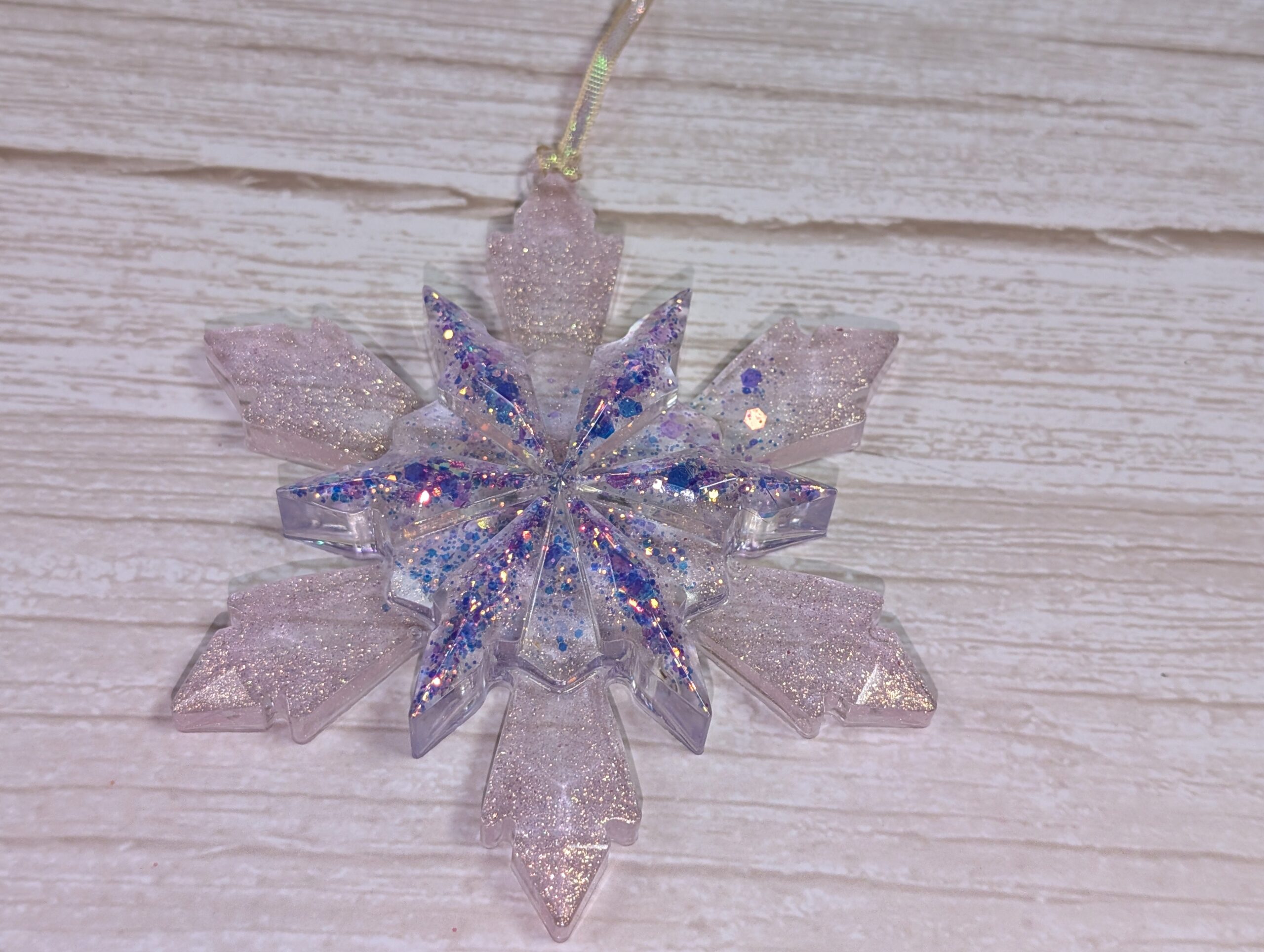 Handmade Resin Snowflake Ornament - Fairy - Image 3