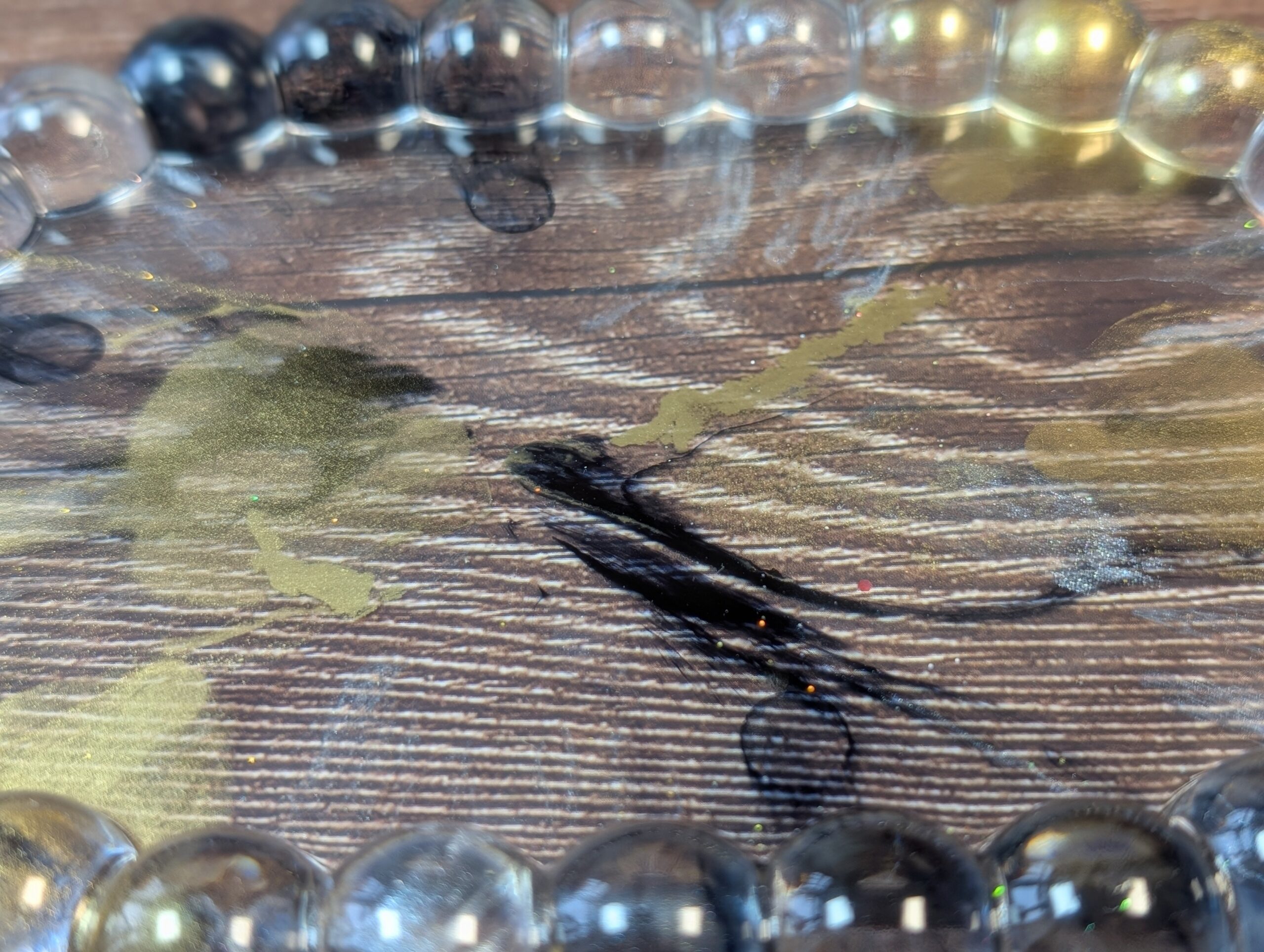 Oval Bubble Tray in Stormlight Gold - Image 9
