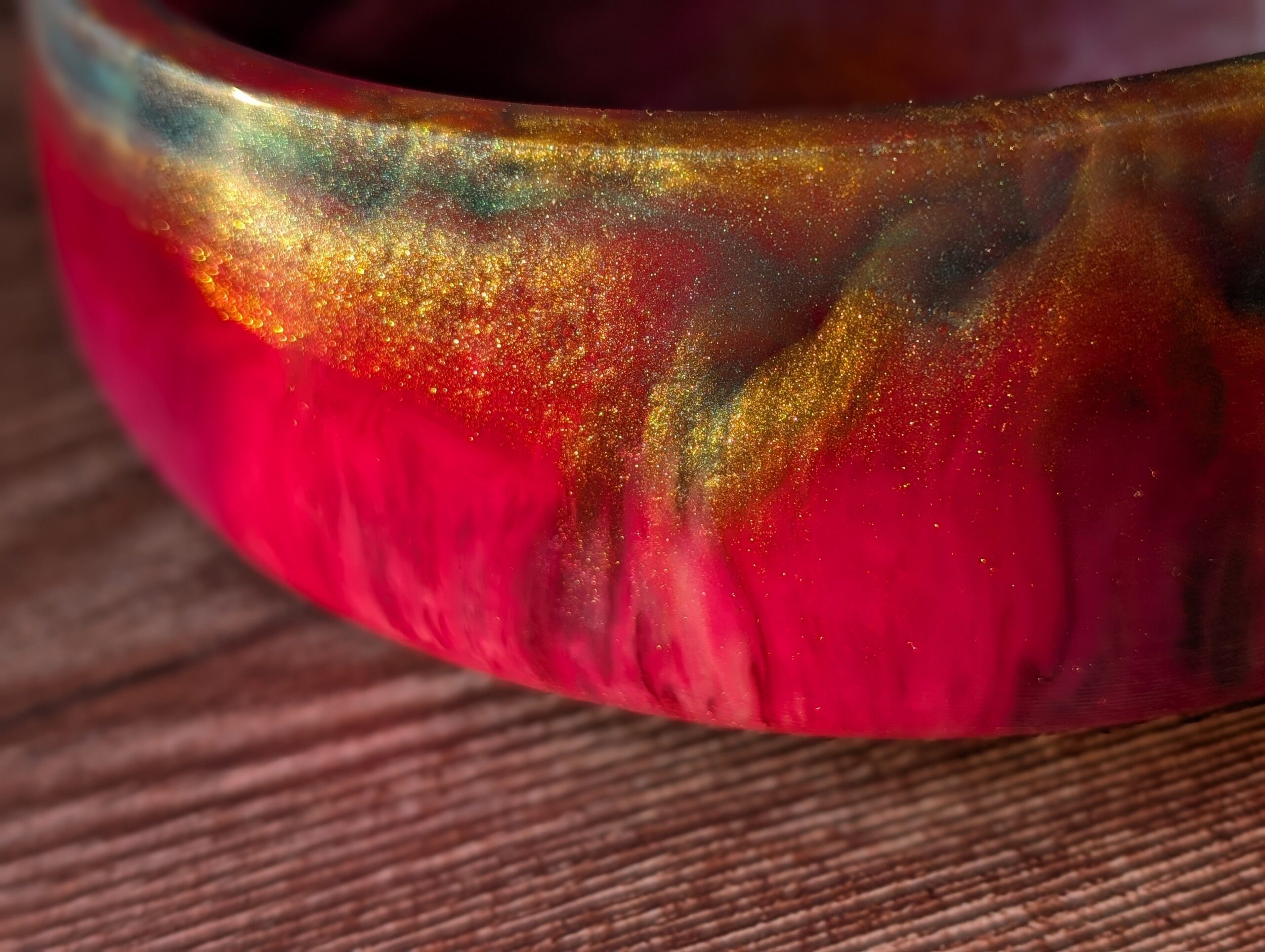 Dragonfruit Bloom Resin Bowl - Image 4