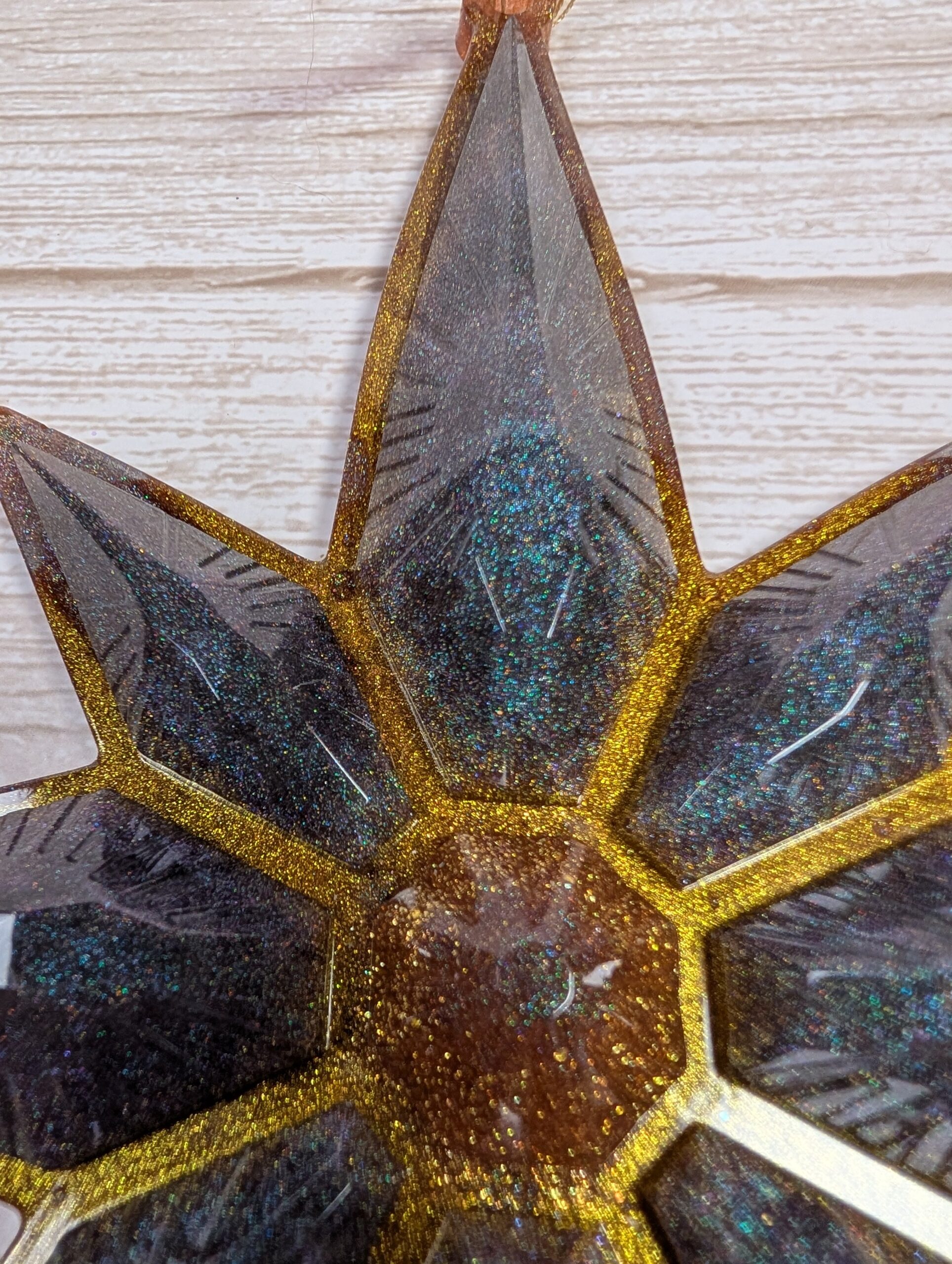 Handmade Chameleon Star Ornament – Celtic Relic - Image 5