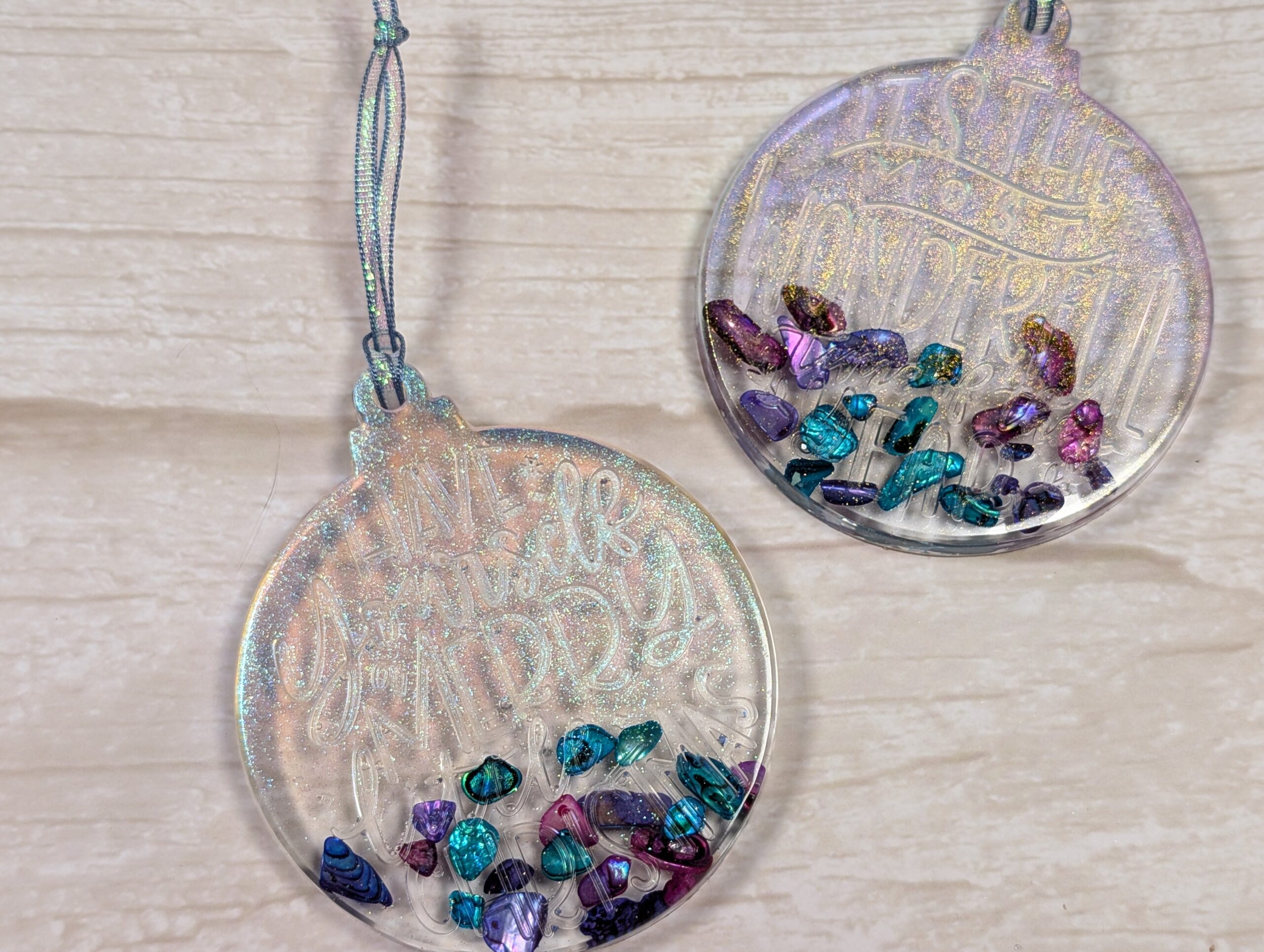 Handmade Resin Bauble Ornaments - Image 8
