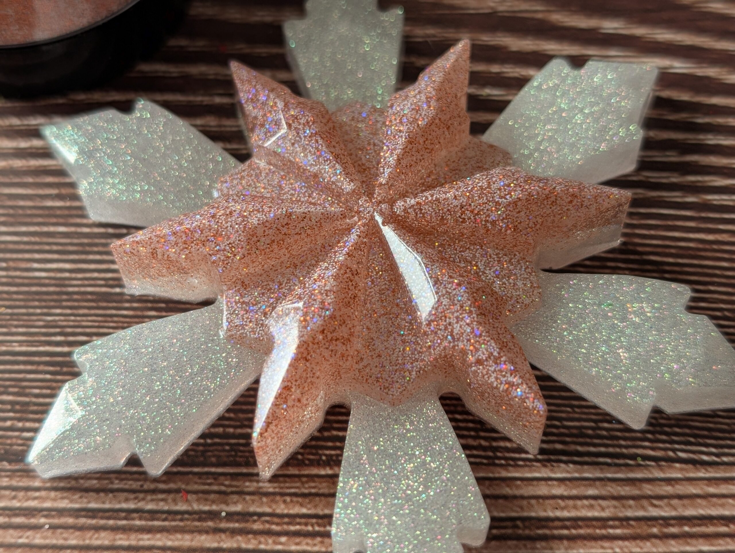 Handmade Resin Snowflake Ornament - Aphrodite - Image 5