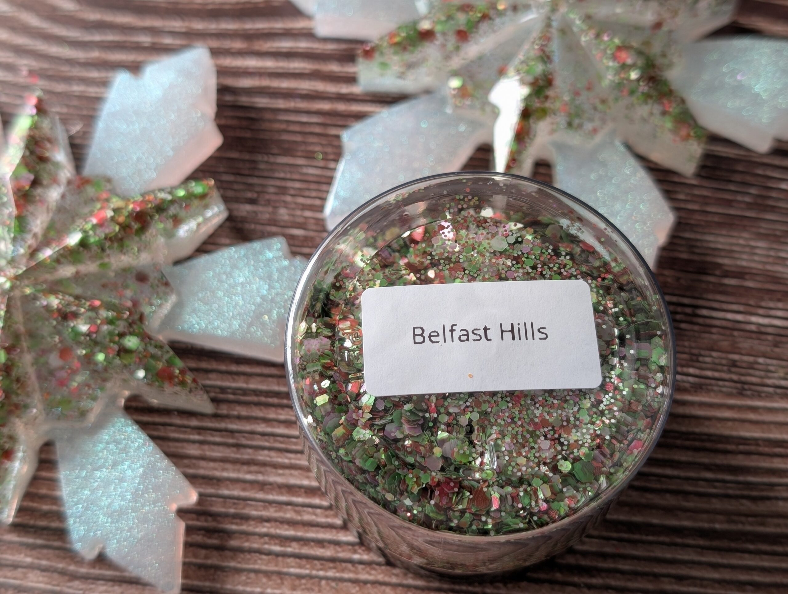 Handmade Resin Snowflake Ornament - Belfast Hills - Image 5