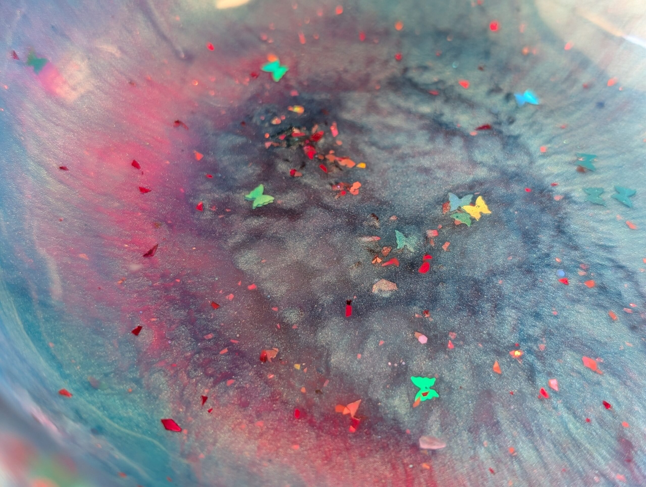 Cosmic Butterfly Resin Bowl - Image 4