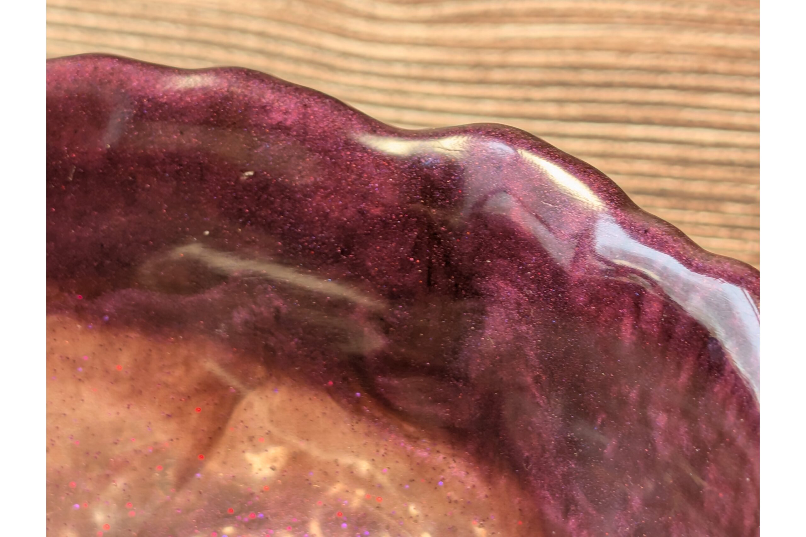Mulberry Velvet Resin Bowl - Image 2