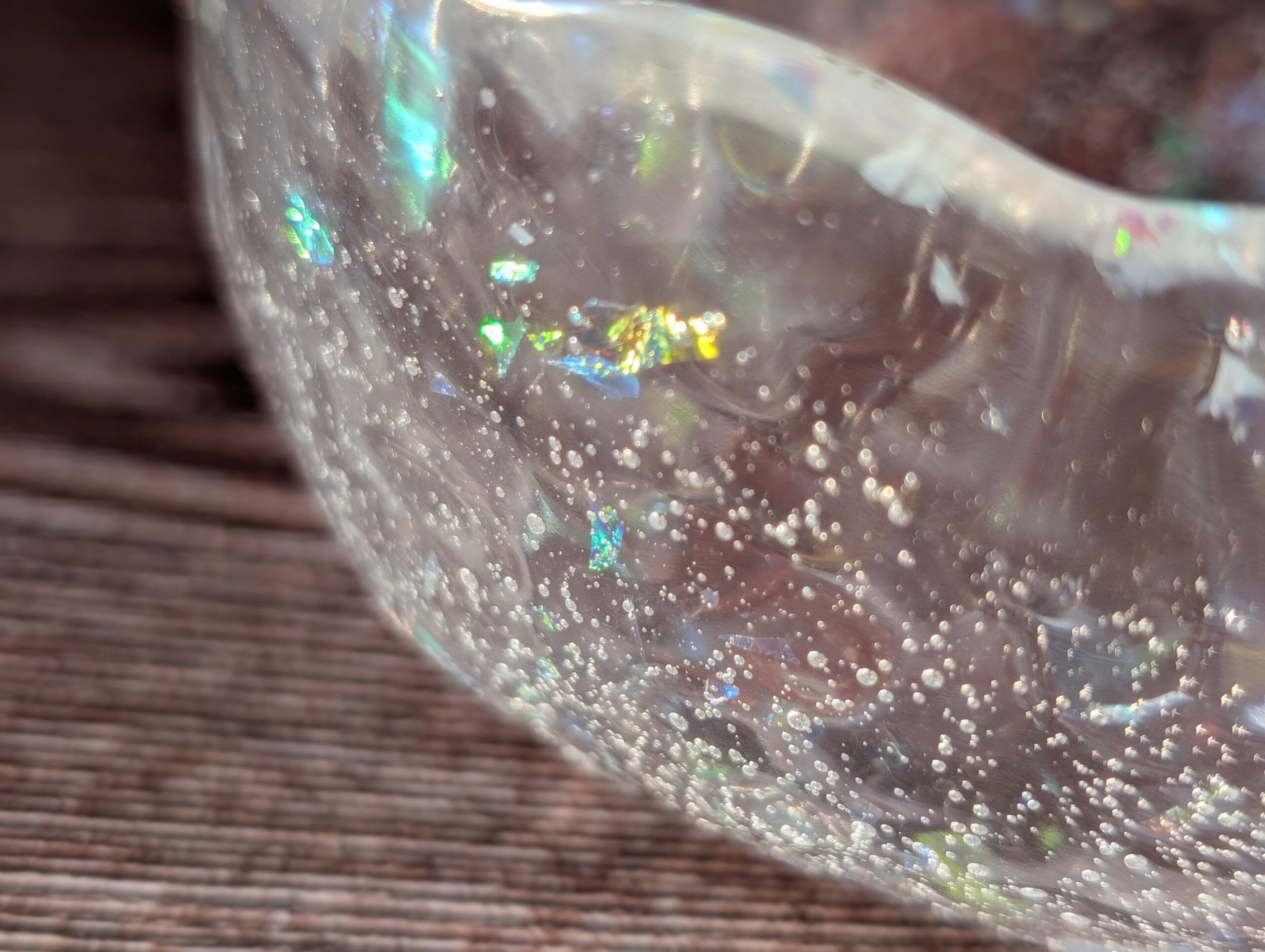 Iridescent Ice Resin Bowl - Image 2