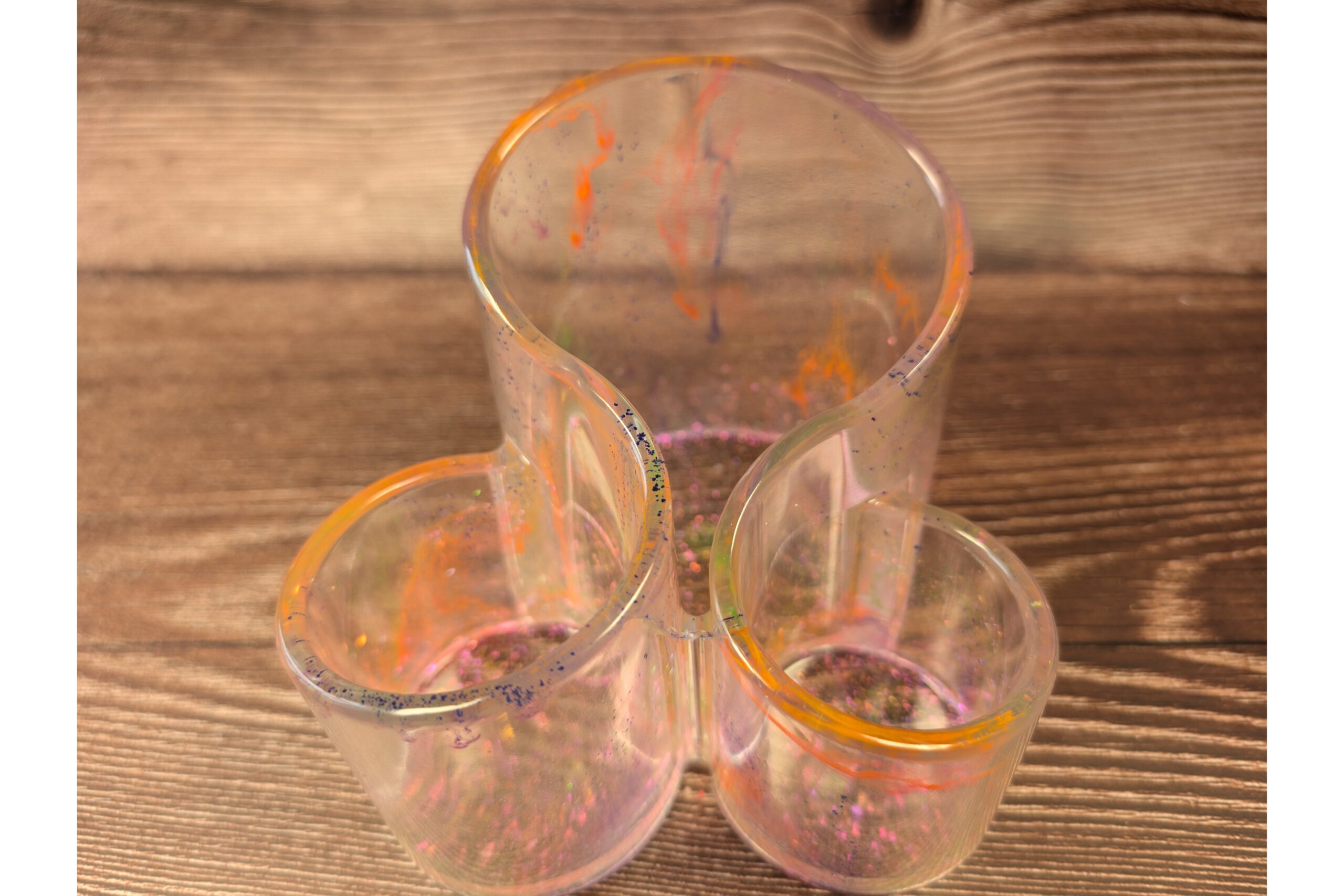 Clear Aurora Desk Organiser - Image 3