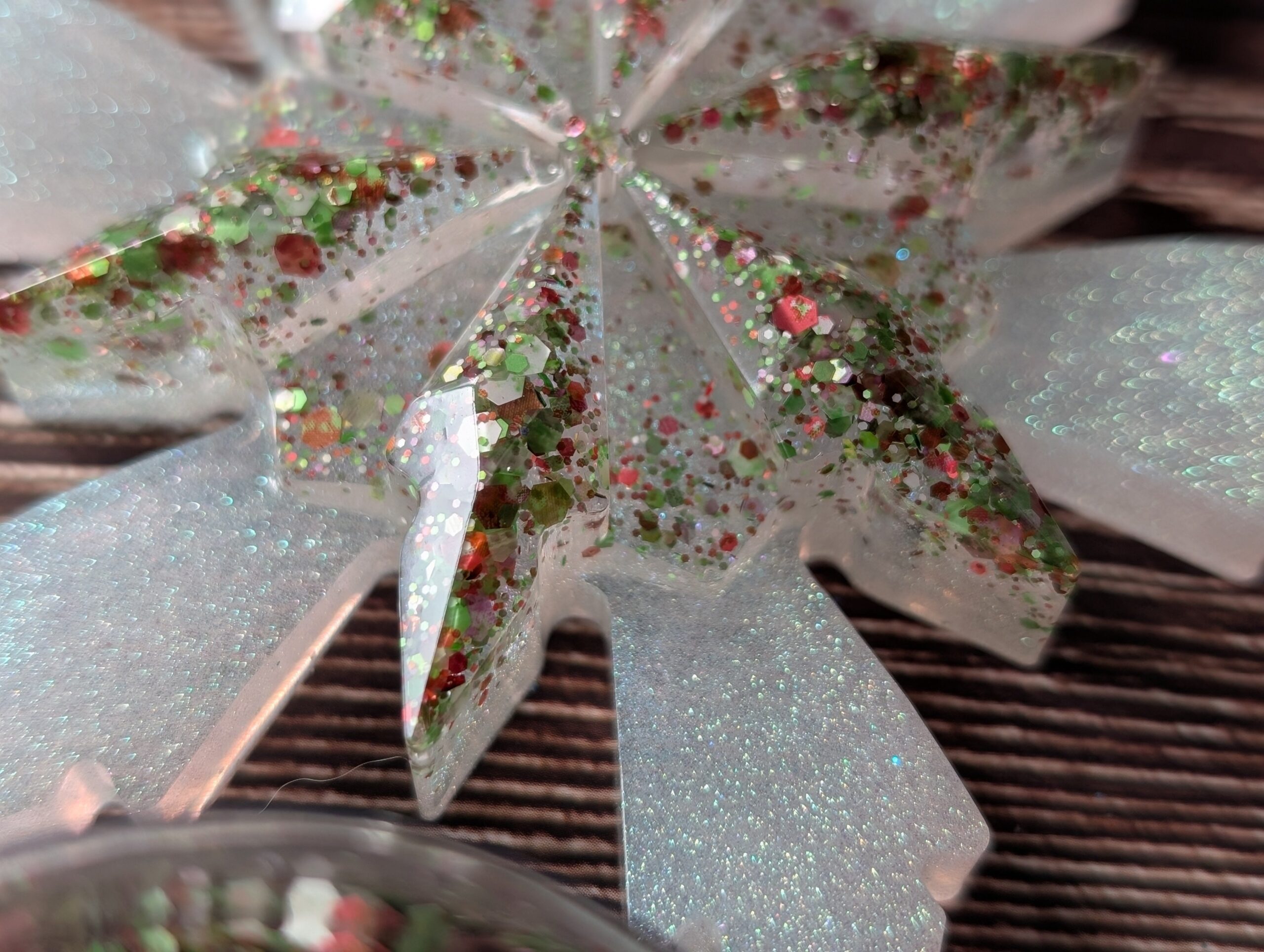 Handmade Resin Snowflake Ornament - Belfast Hills - Image 3