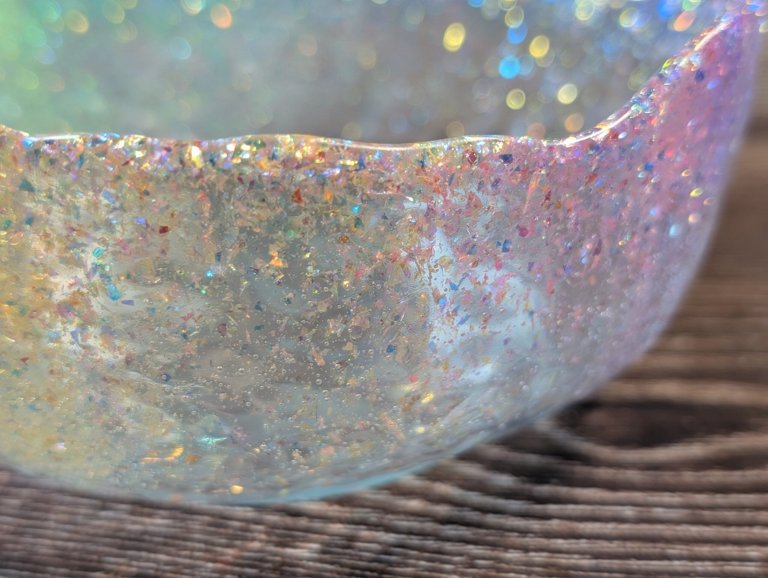 Opal Shimmer Resin Bowl - Image 4