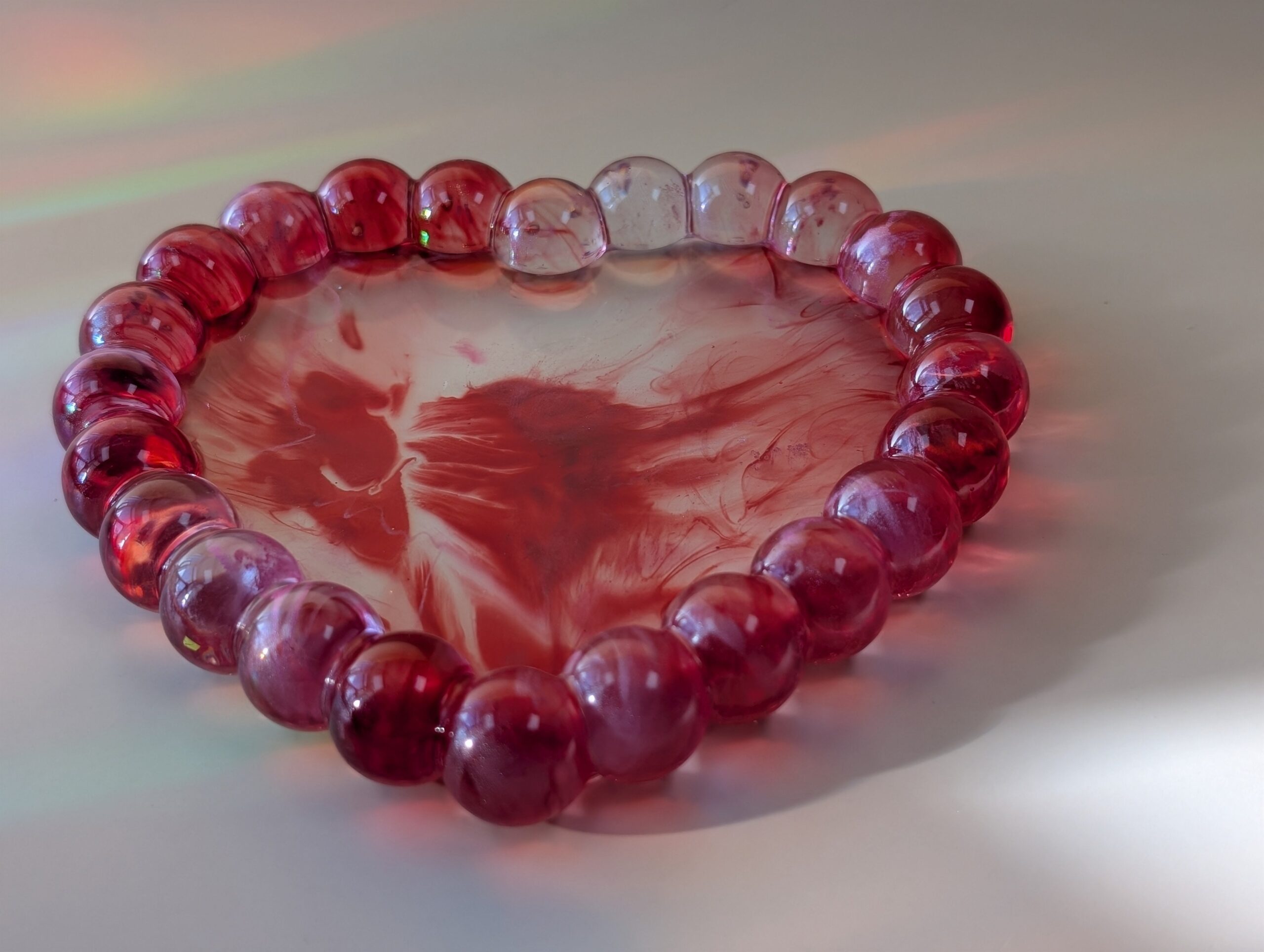 Handmade Resin Heart Tray – Be My Valentine - Image 6