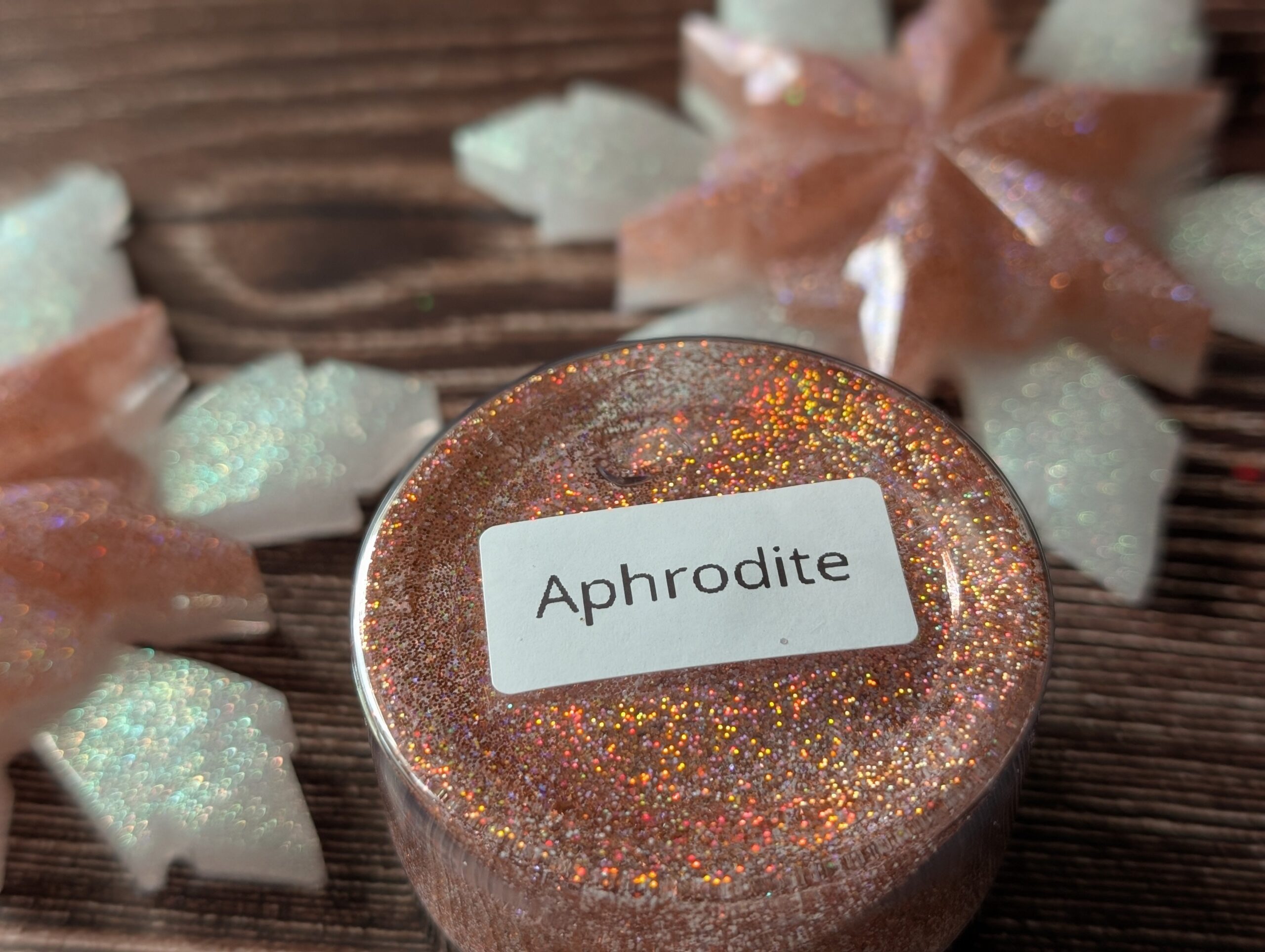 Handmade Resin Snowflake Ornament - Aphrodite - Image 2