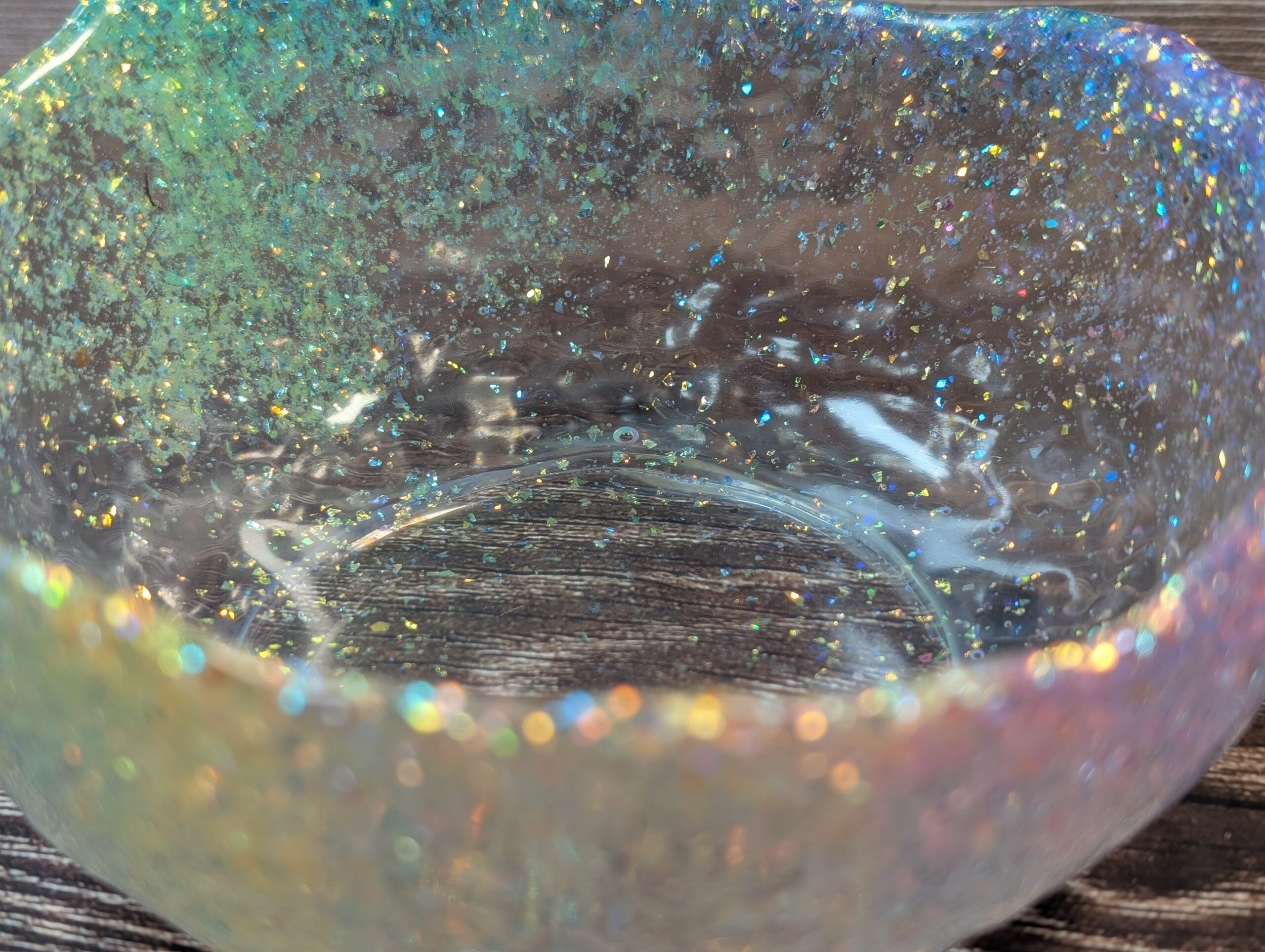 Opal Shimmer Resin Bowl - Image 3