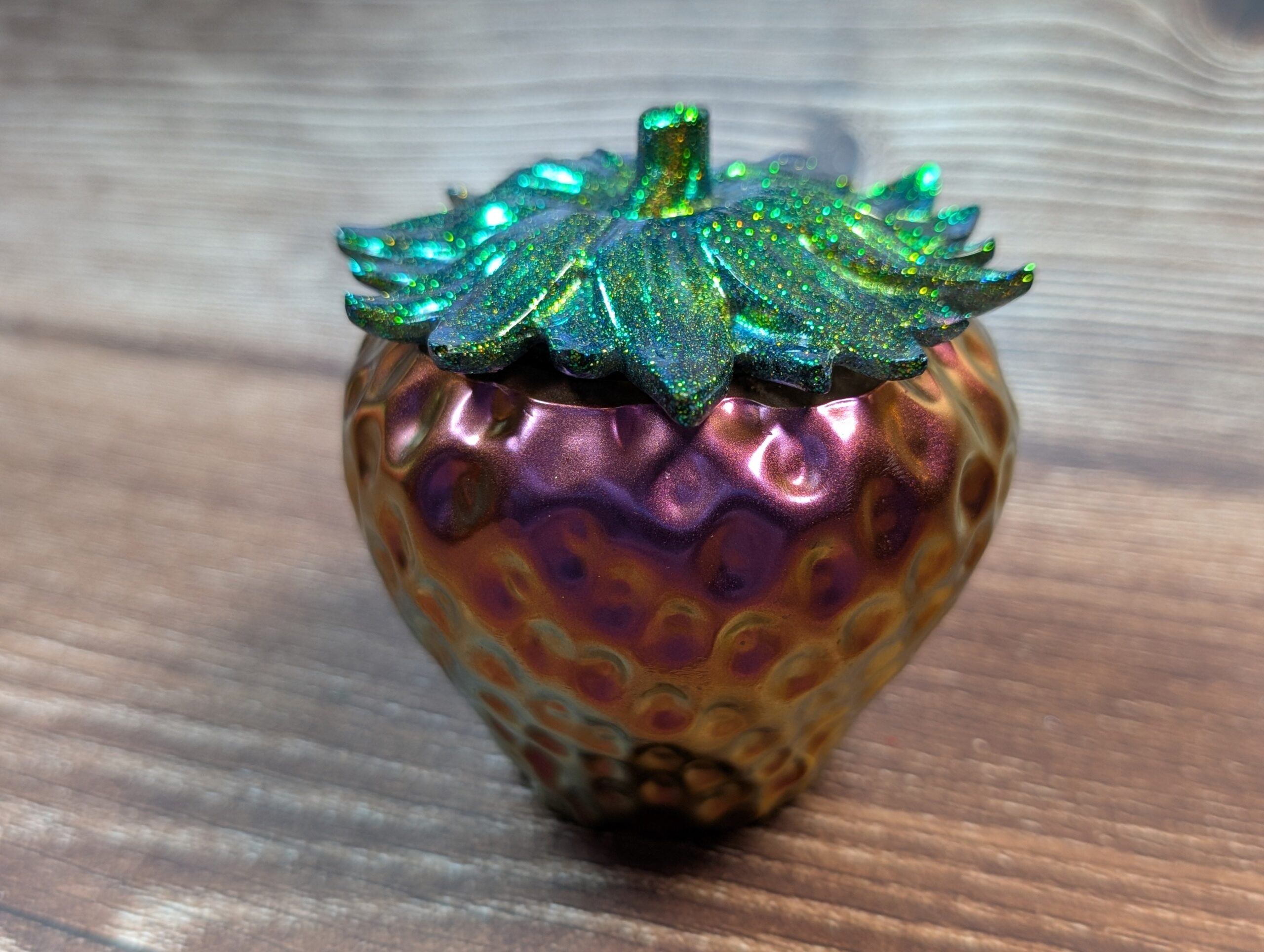 Strawberry Trinket Jar – Heavy Metal - Image 4