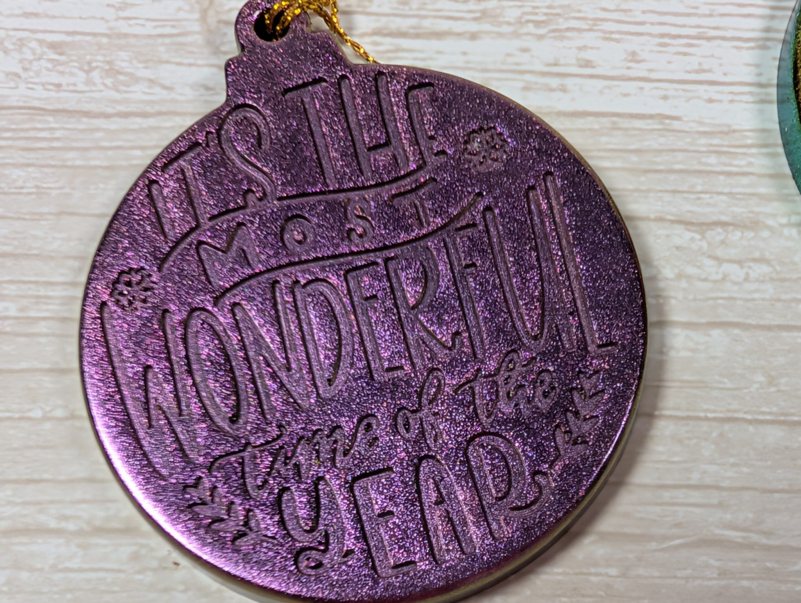 Handmade Resin Bauble Ornaments - Image 4