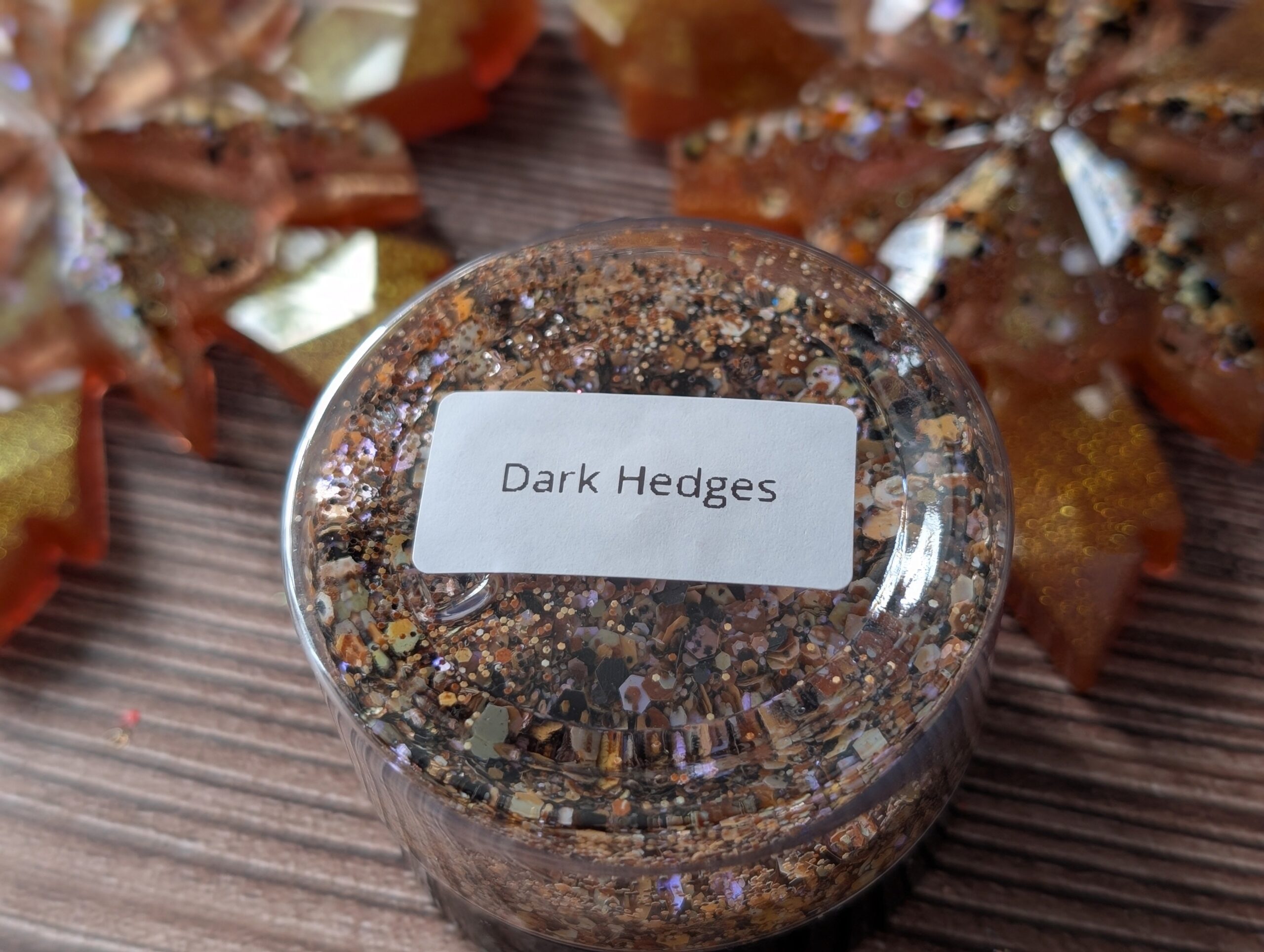 Handmade Resin Snowflake Ornament - Dark Hedges - Image 3