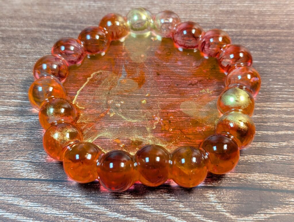 Handmade Resin Tray - Flower of Passion