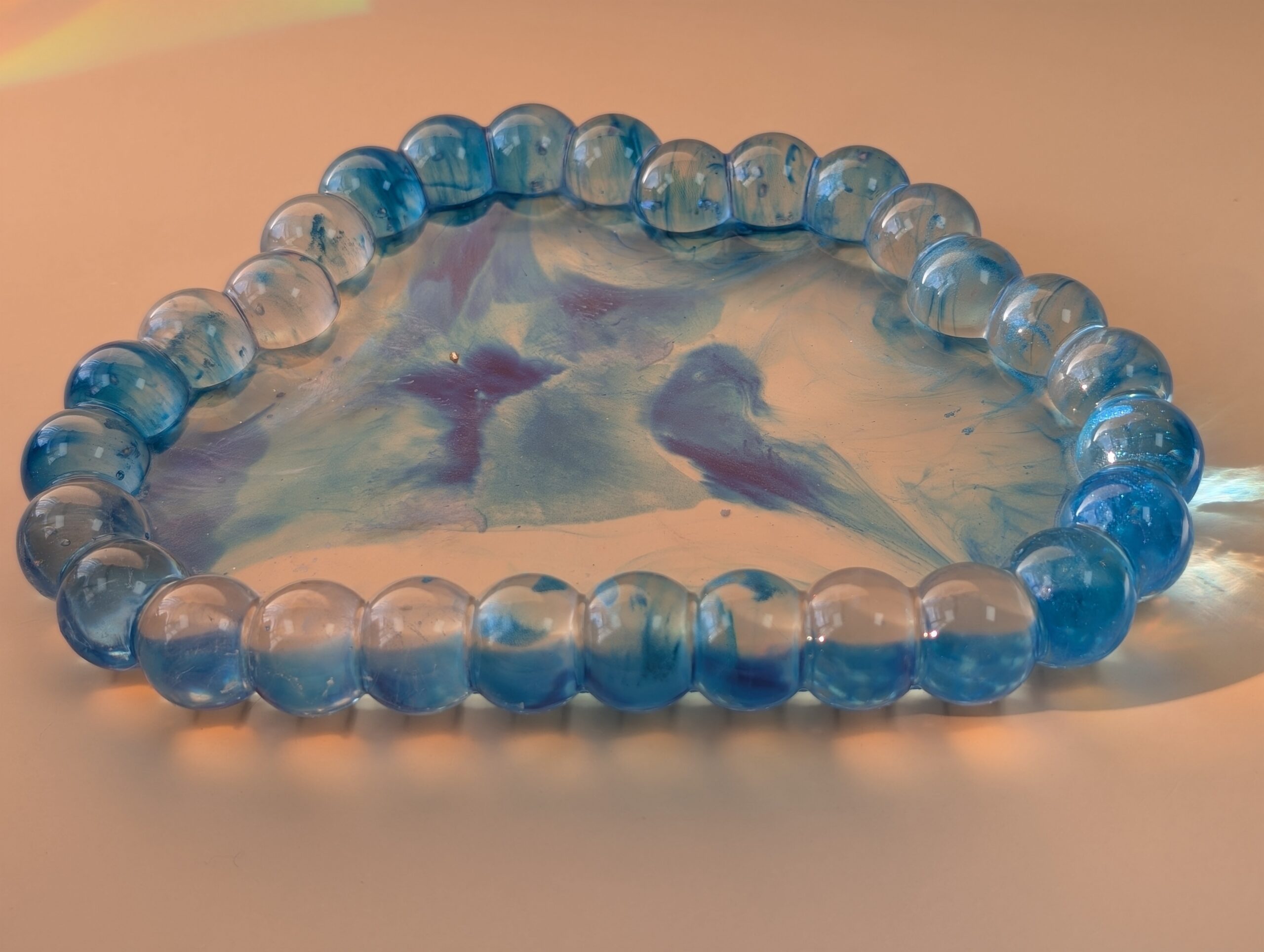 Handmade Resin Tray - Summer Sky - Image 2
