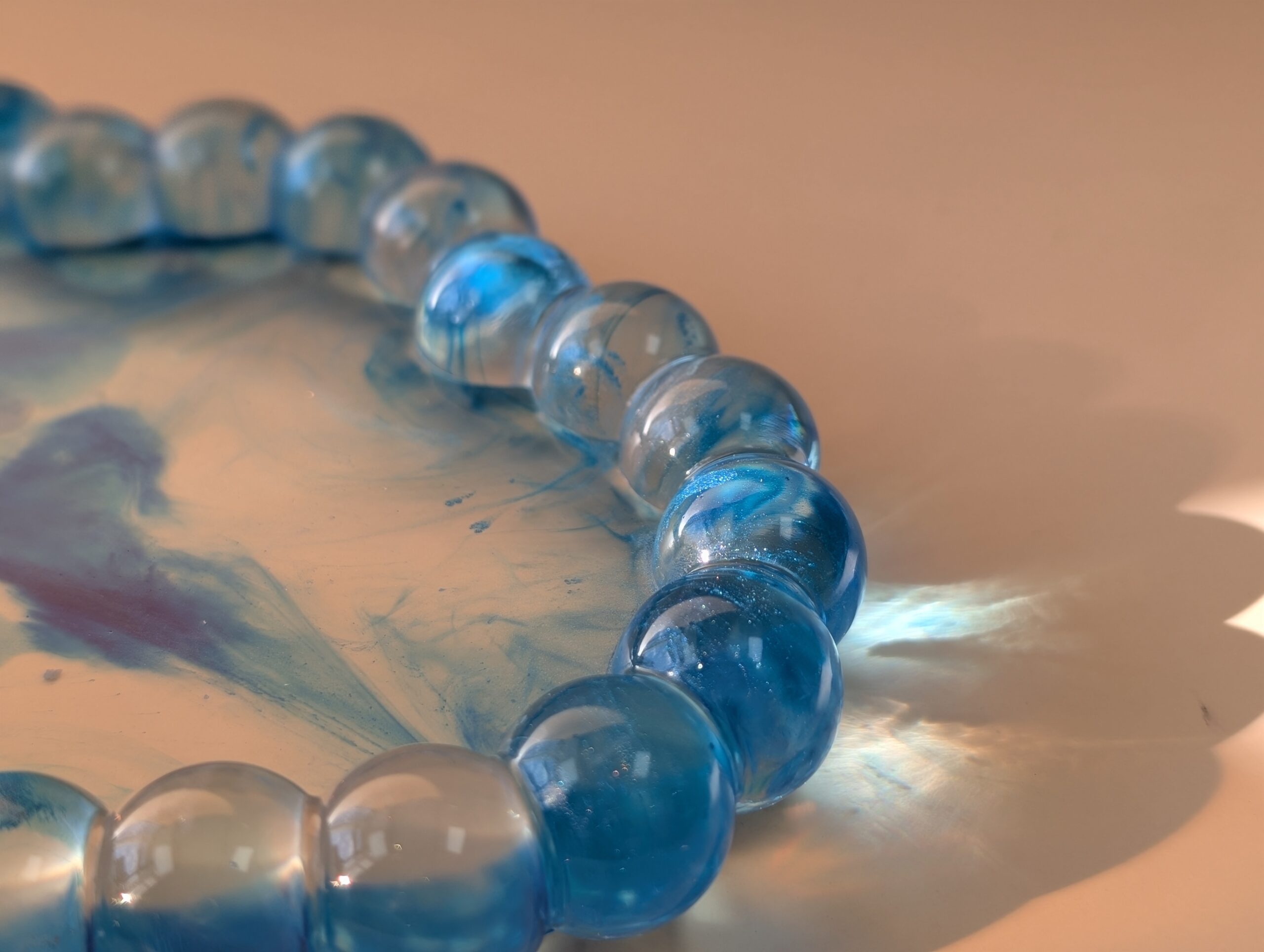 Handmade Resin Tray - Summer Sky - Image 3