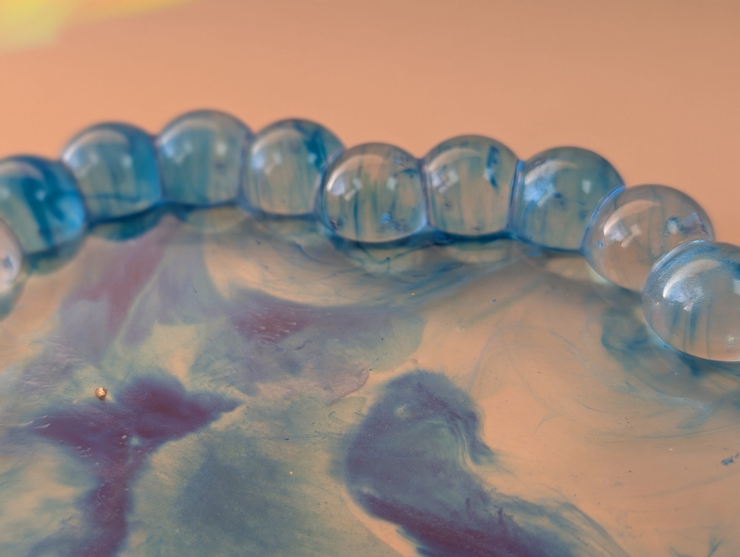 Handmade Resin Tray - Summer Sky - Image 4