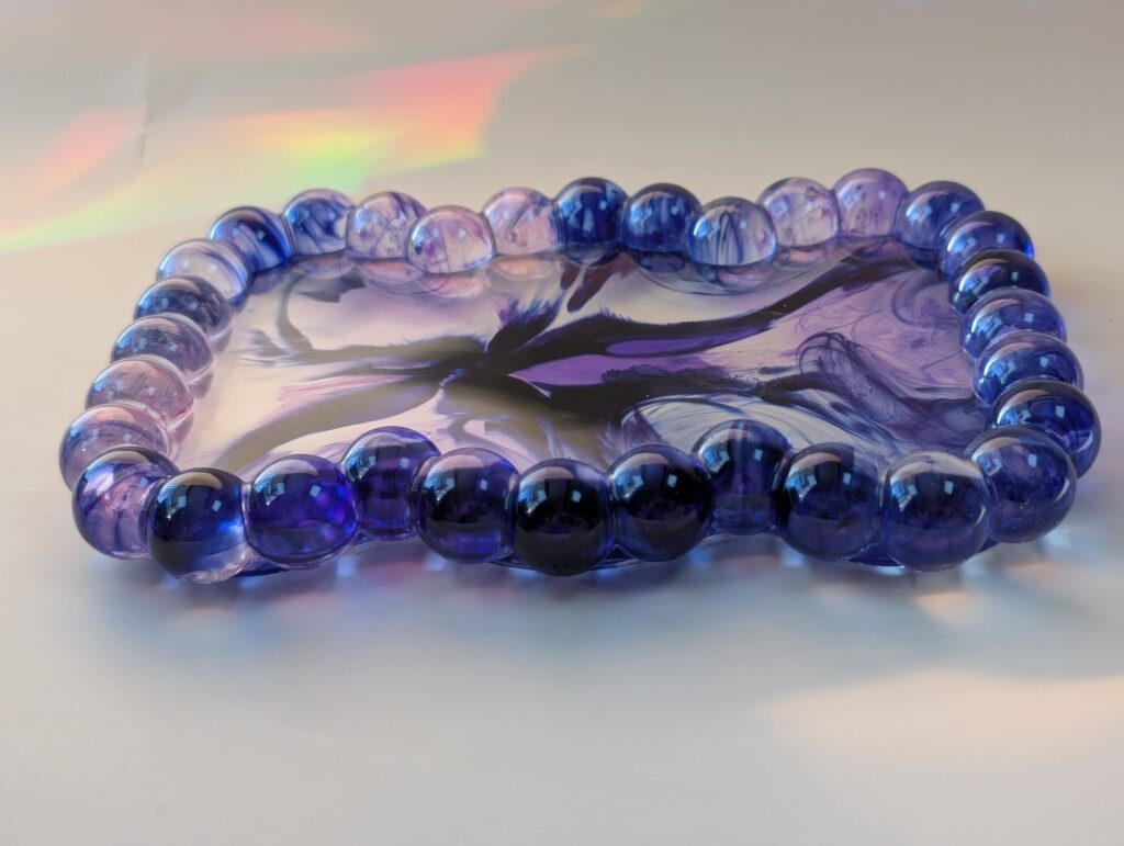 Bubble Tray Indigo Smoke