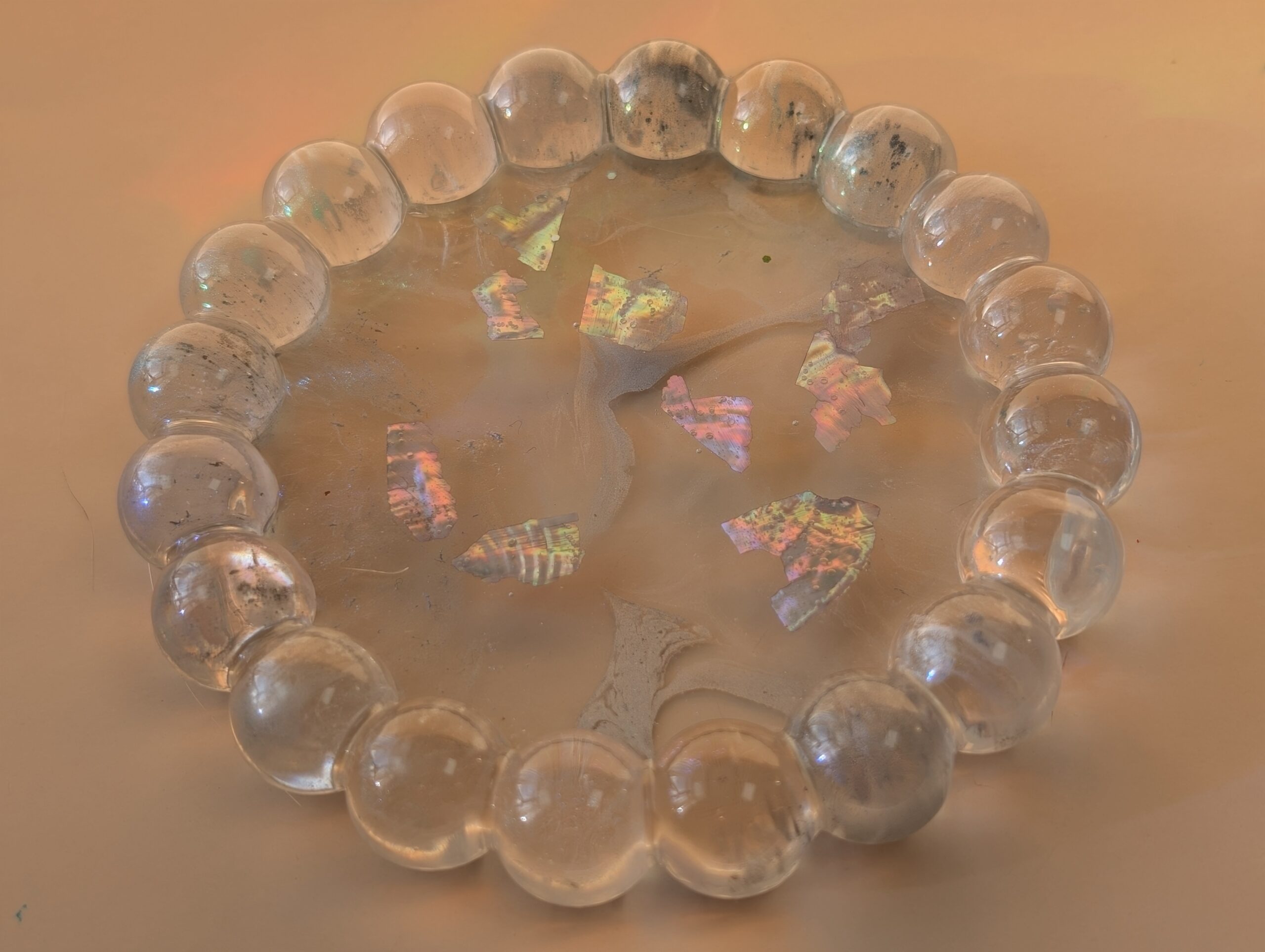 Bubble Tray Moonlight Shell